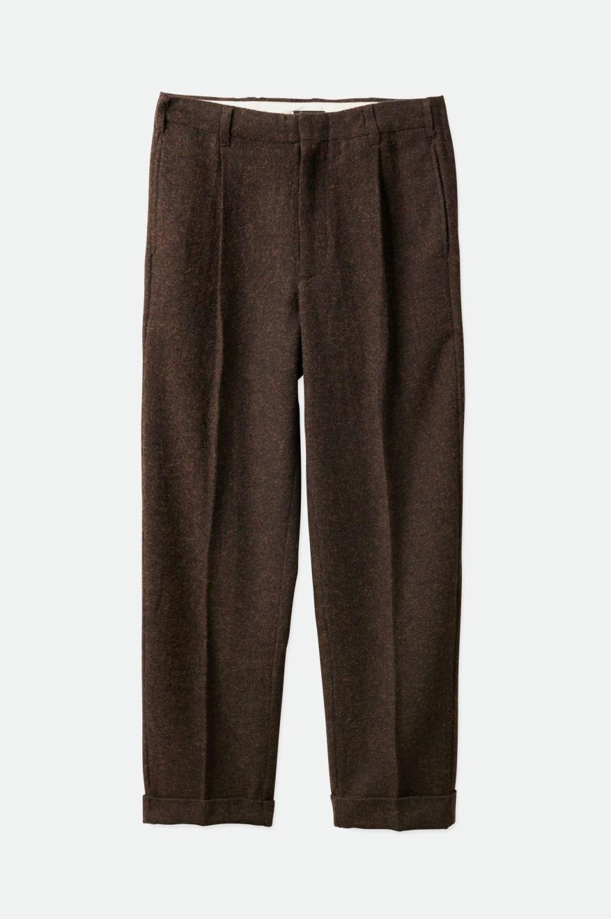 Men's Brixton Regent Reserve Trouser Pants Brown | 2391JXGVY