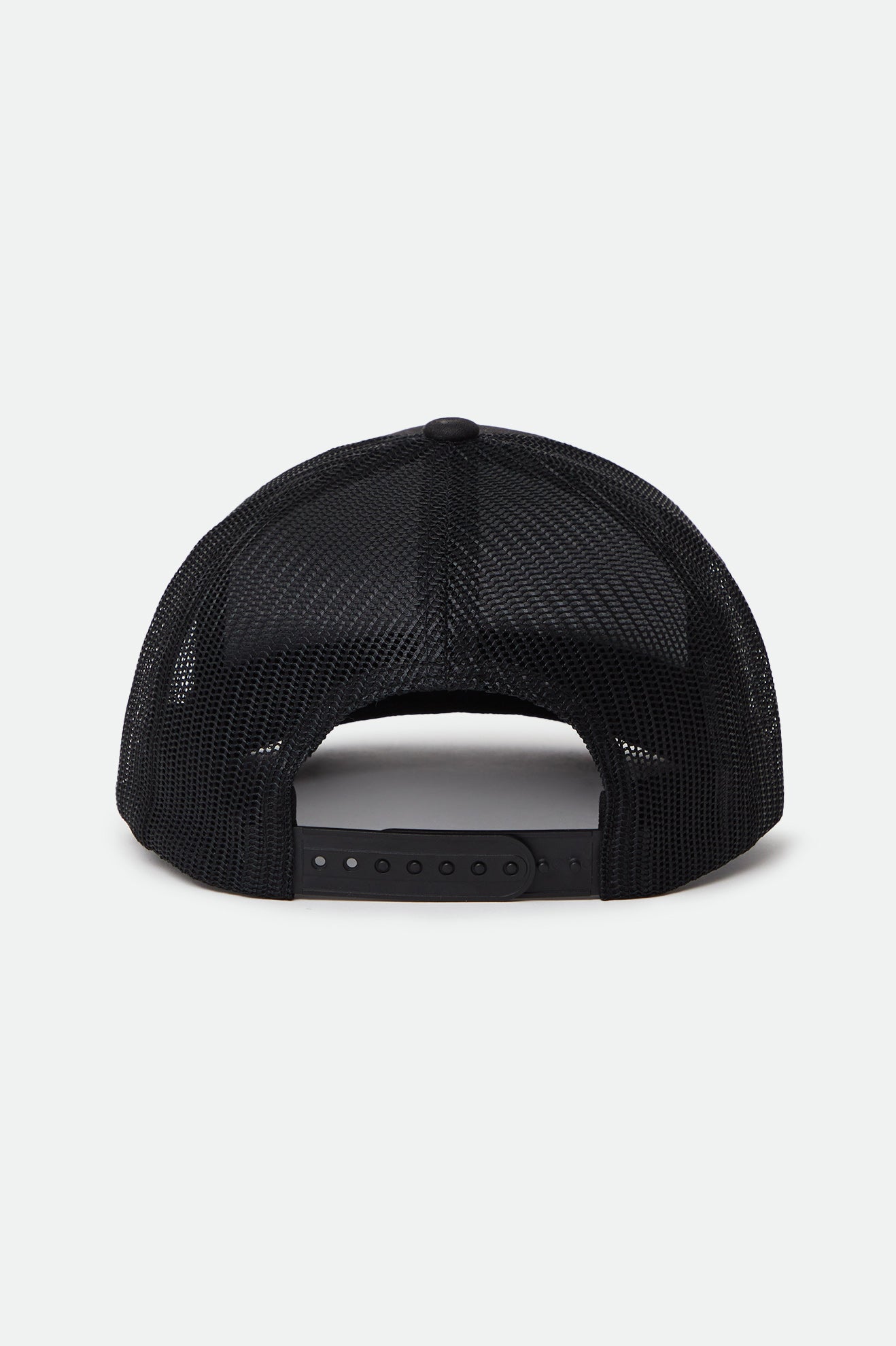 Men's Brixton Rival Stamp NetPlus MP Trucker Hat Caps Black | 6542IQLMW