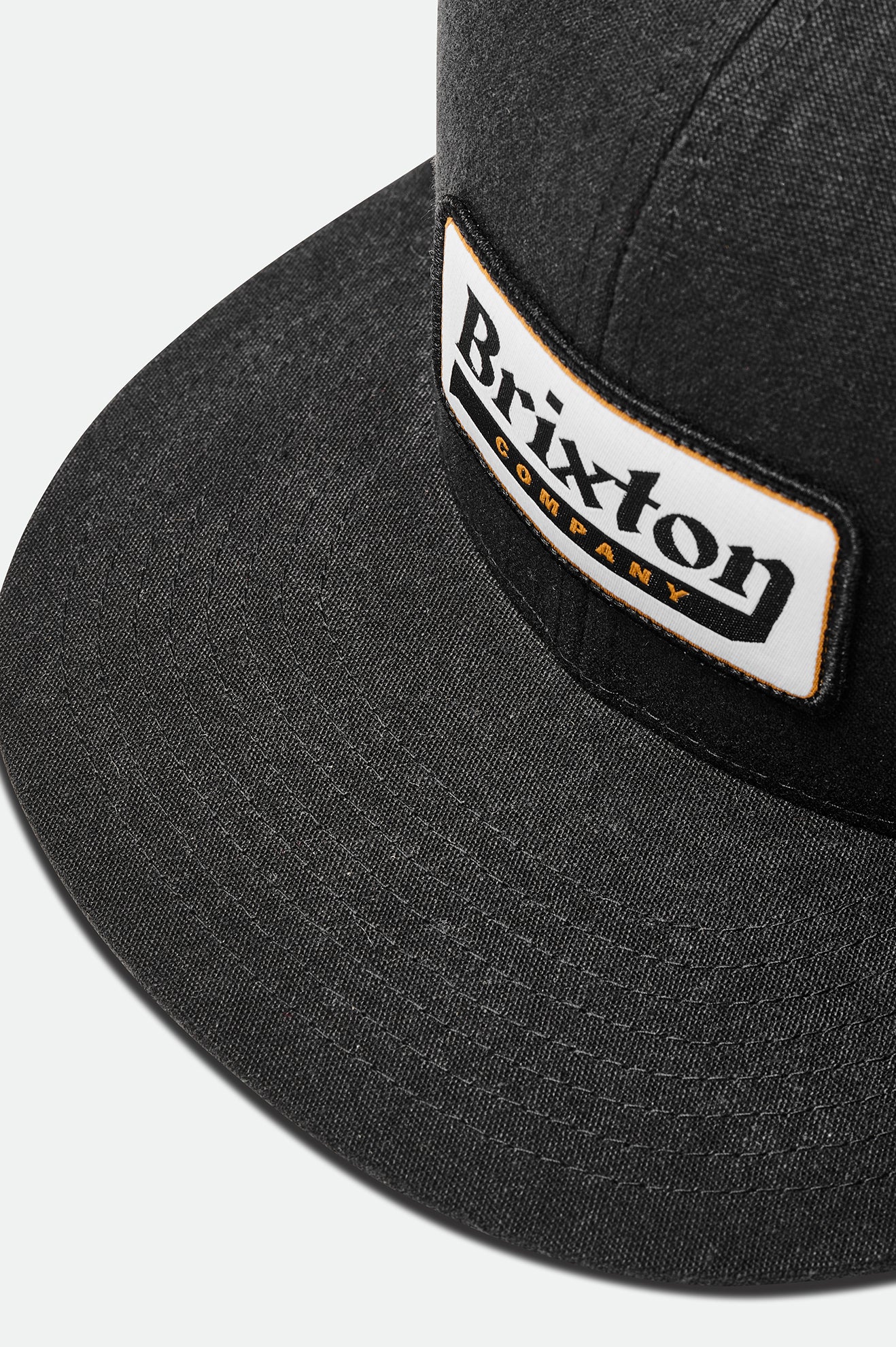 Men's Brixton Steadfast HP Caps Black | 1856WVFIY