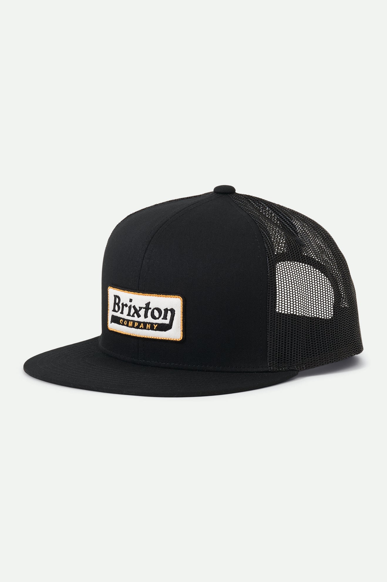 Men\'s Brixton Steadfast HP Mesh Cap Caps Black | 6190JVUKD