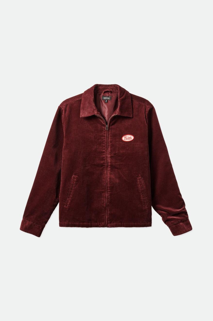 Men's Brixton Utopia Jackets Red | 5784UEFTA