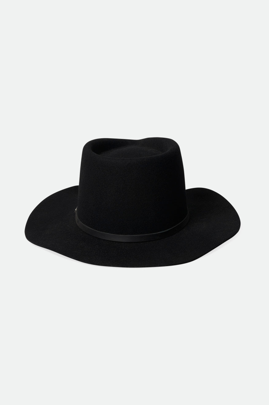 Men's Brixton Whiskey River Cowboy Hats Black | 0296QWLBA