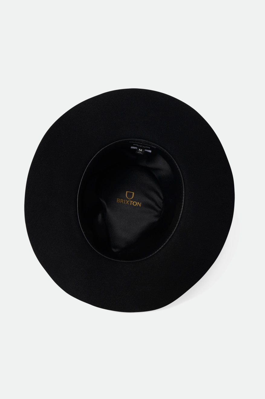 Men's Brixton Whiskey River Cowboy Hats Black | 0296QWLBA