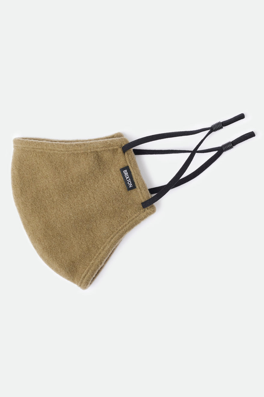 Unisex Brixton Arctic Fleece Face Masks Olive | 4865QPMSG