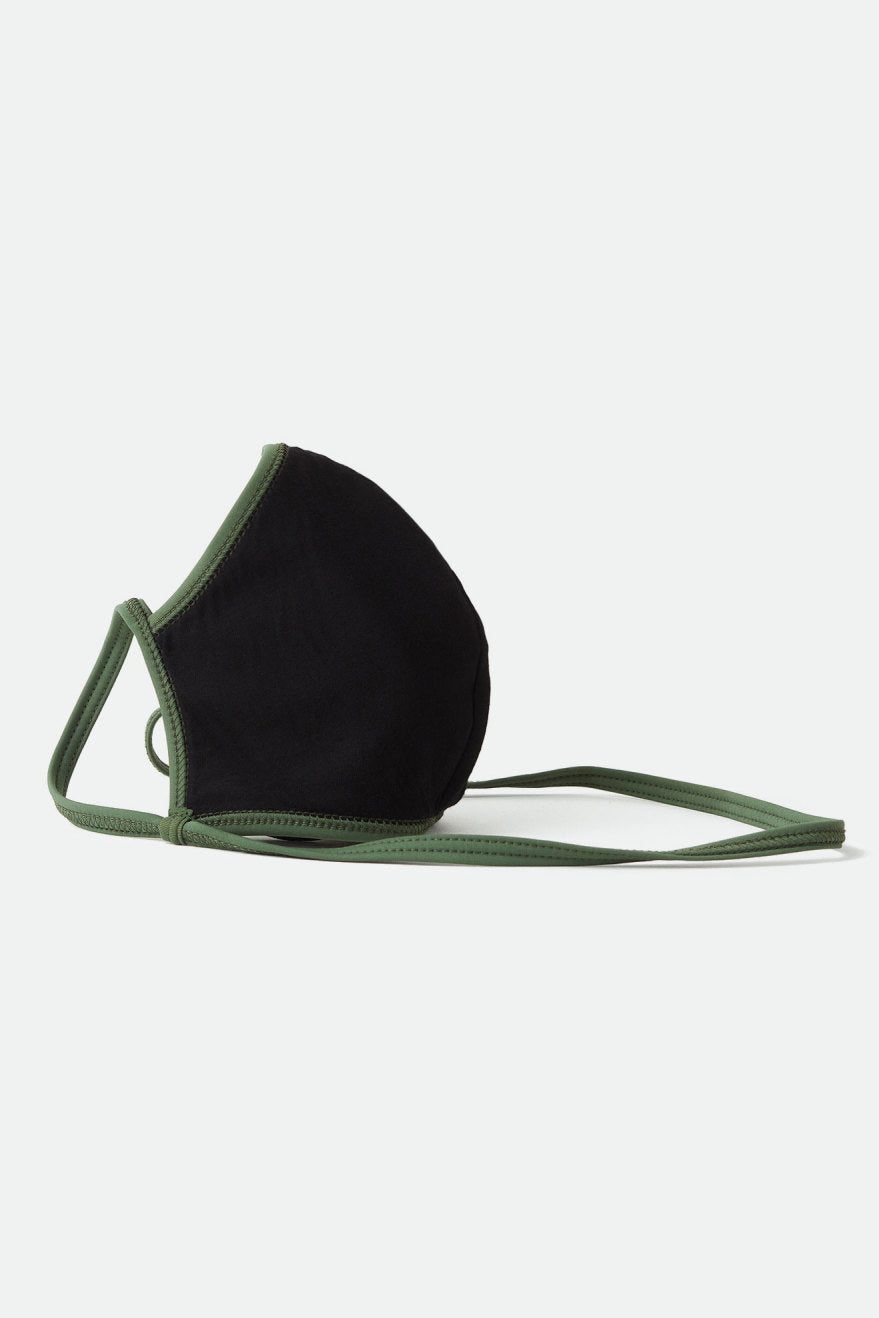 Unisex Brixton Everything Face Masks Olive / Black | 2407ZPSVI