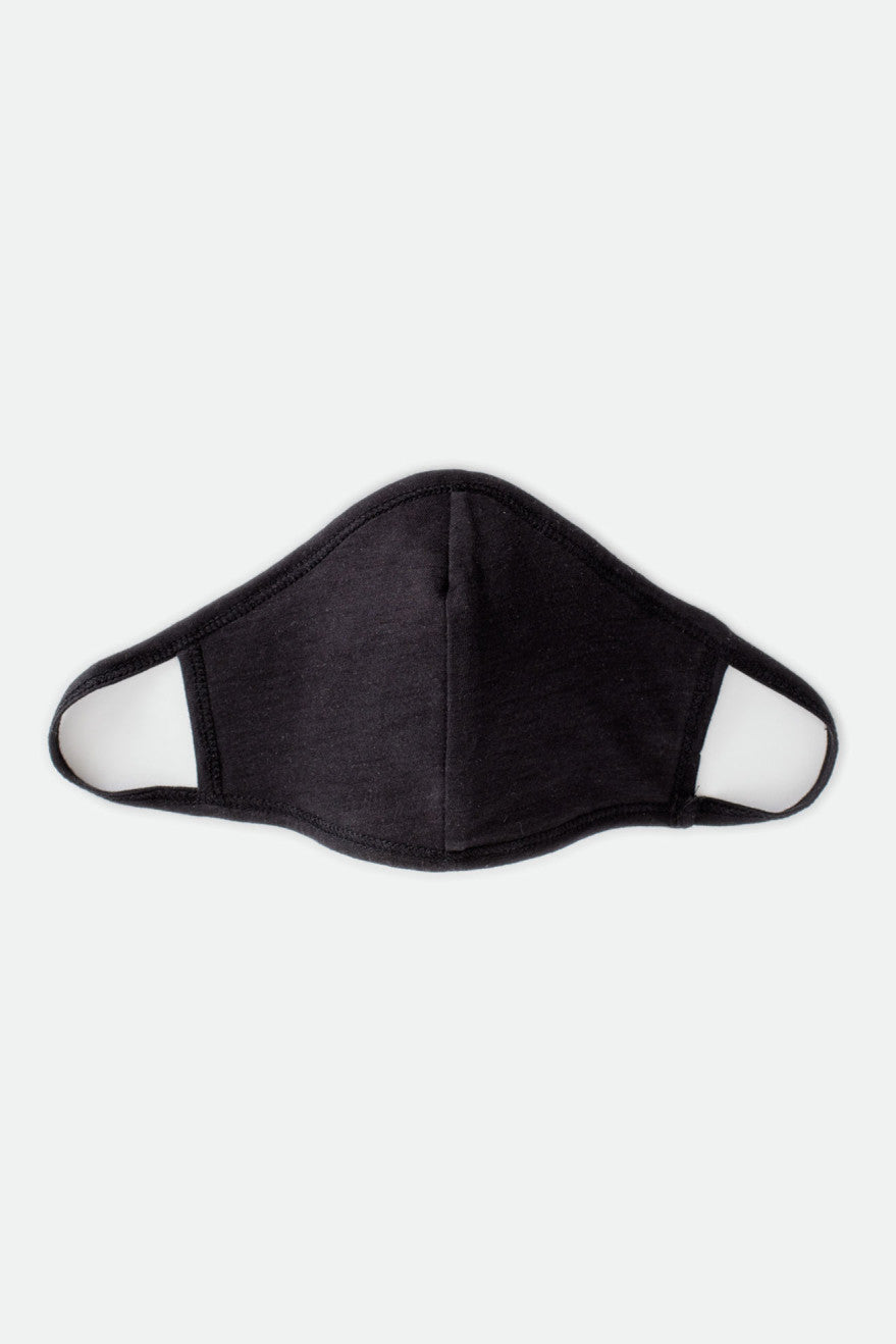 Unisex Brixton Reversible Face Masks Black | 0657JSIBN