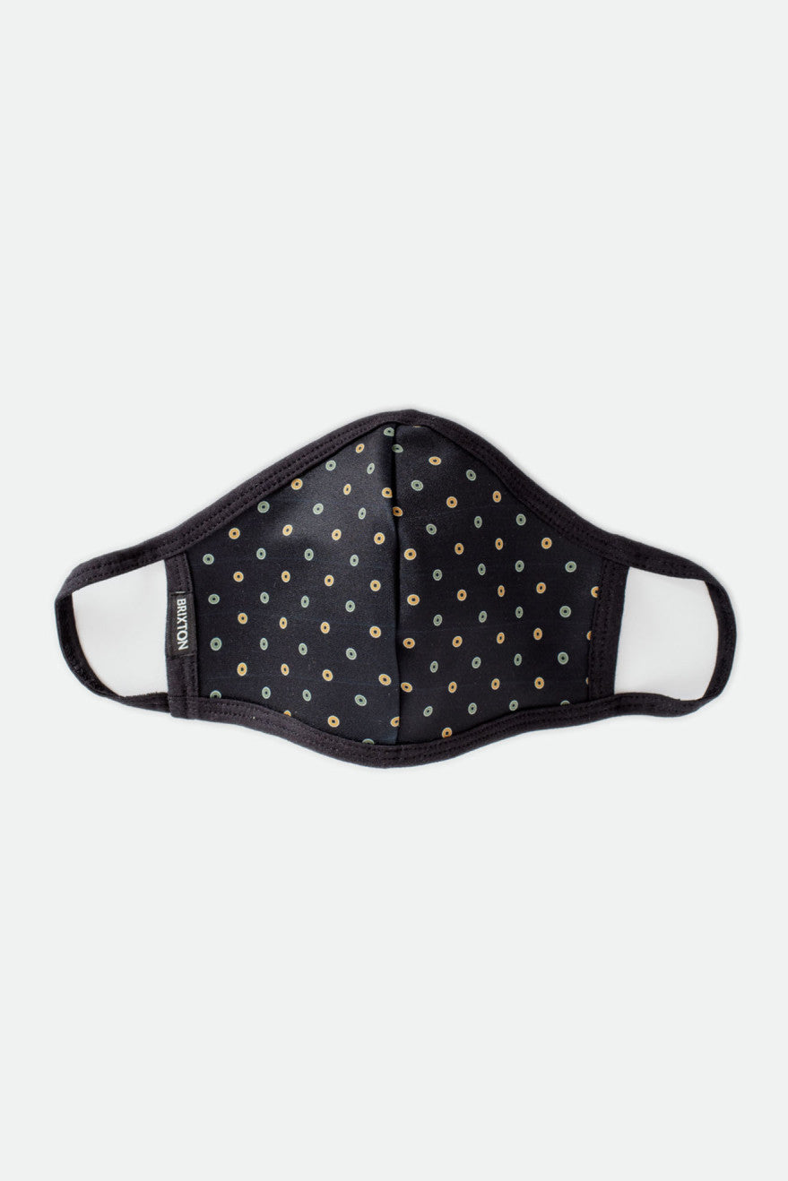 Unisex Brixton Reversible Face Masks Black | 0657JSIBN