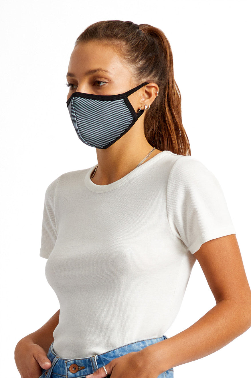 Unisex Brixton Reversible Face Masks Black | 9028EBHMS