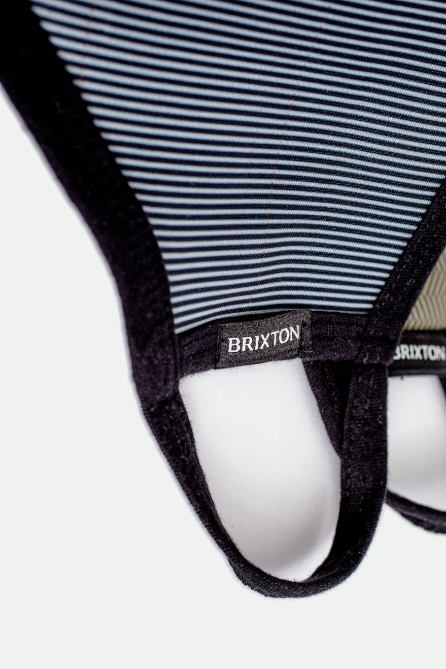 Unisex Brixton Reversible Face Masks Black | 9028EBHMS