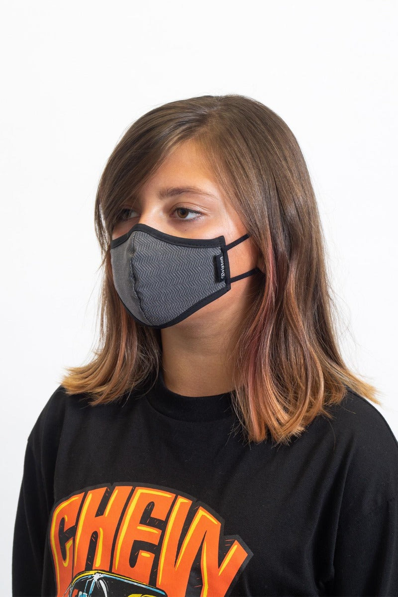 Unisex Brixton Youth Antimicrobial Face Masks Black | 3982ANKSX