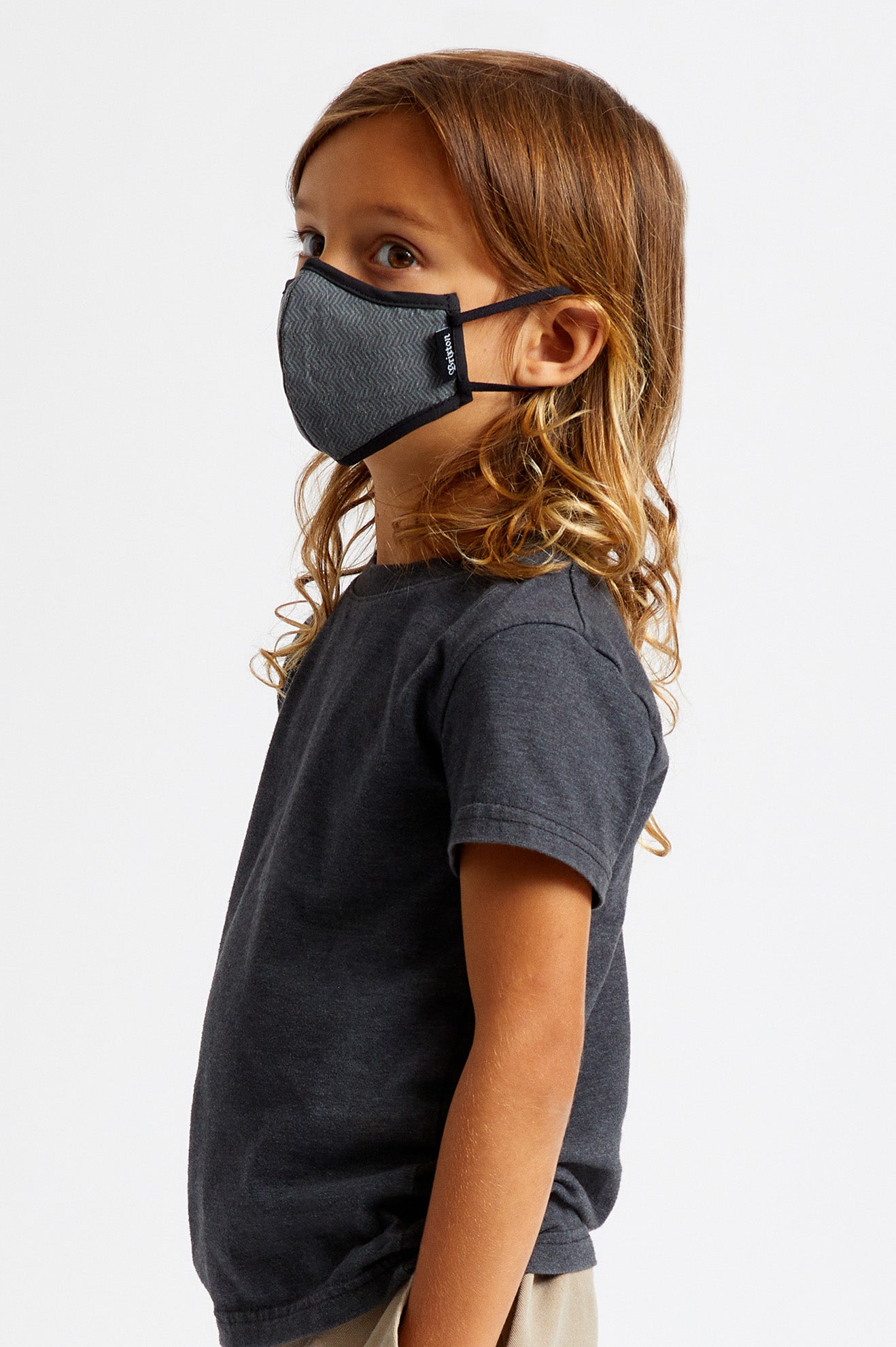 Unisex Brixton Youth Antimicrobial Face Masks Black | 3982ANKSX