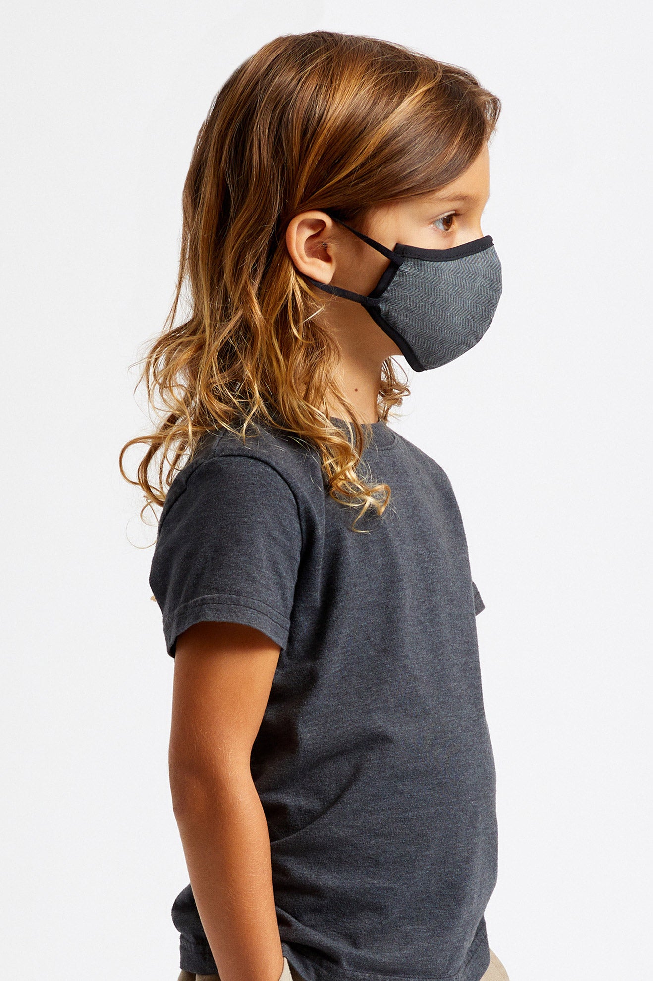 Unisex Brixton Youth Antimicrobial Face Masks Black | 3982ANKSX