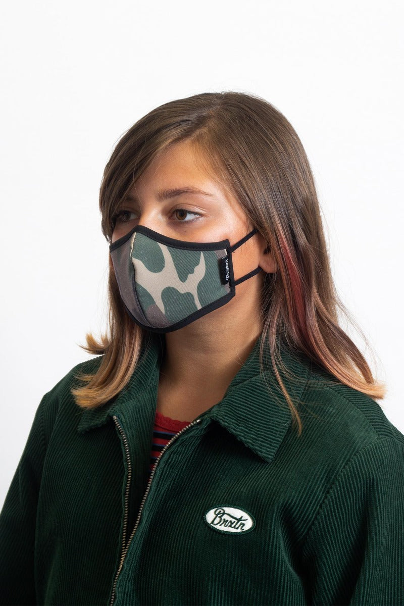 Unisex Brixton Youth Antimicrobial Face Masks Camo | 4793QERYA