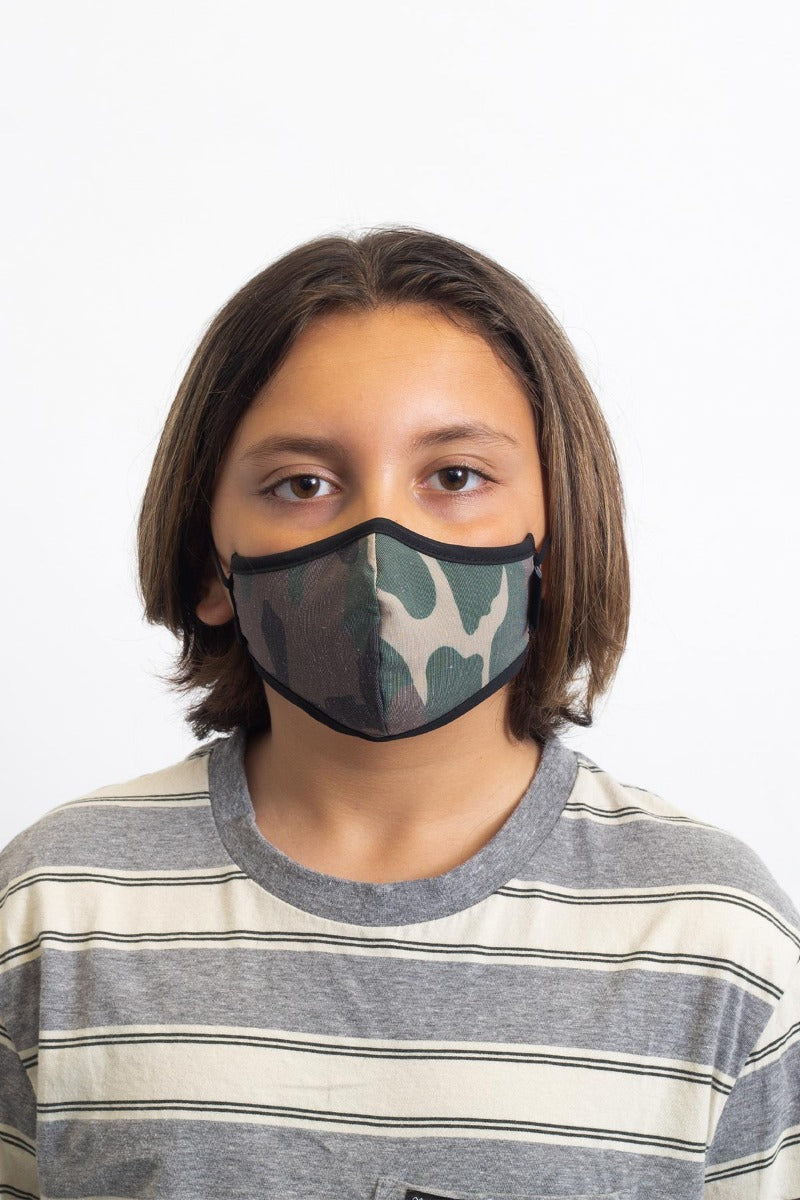 Unisex Brixton Youth Antimicrobial Face Masks Camo | 4793QERYA