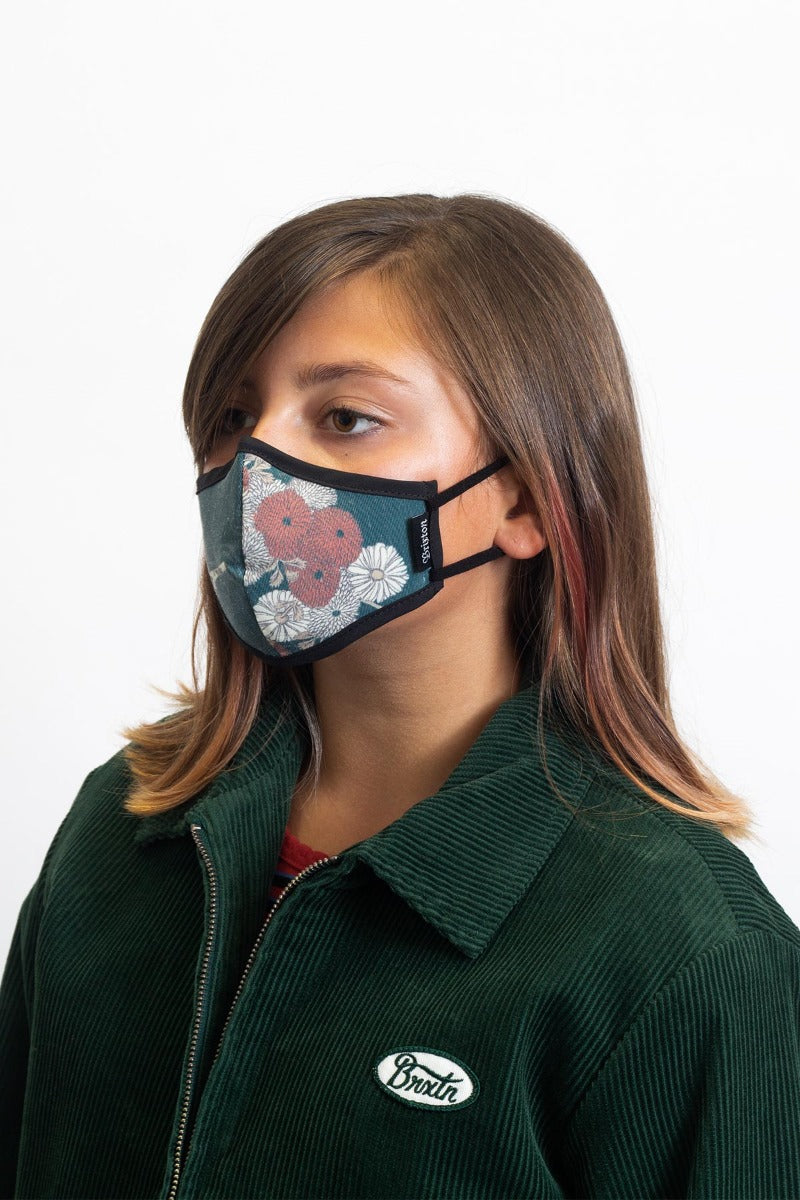 Unisex Brixton Youth Antimicrobial Face Masks Green | 7832HQKLW