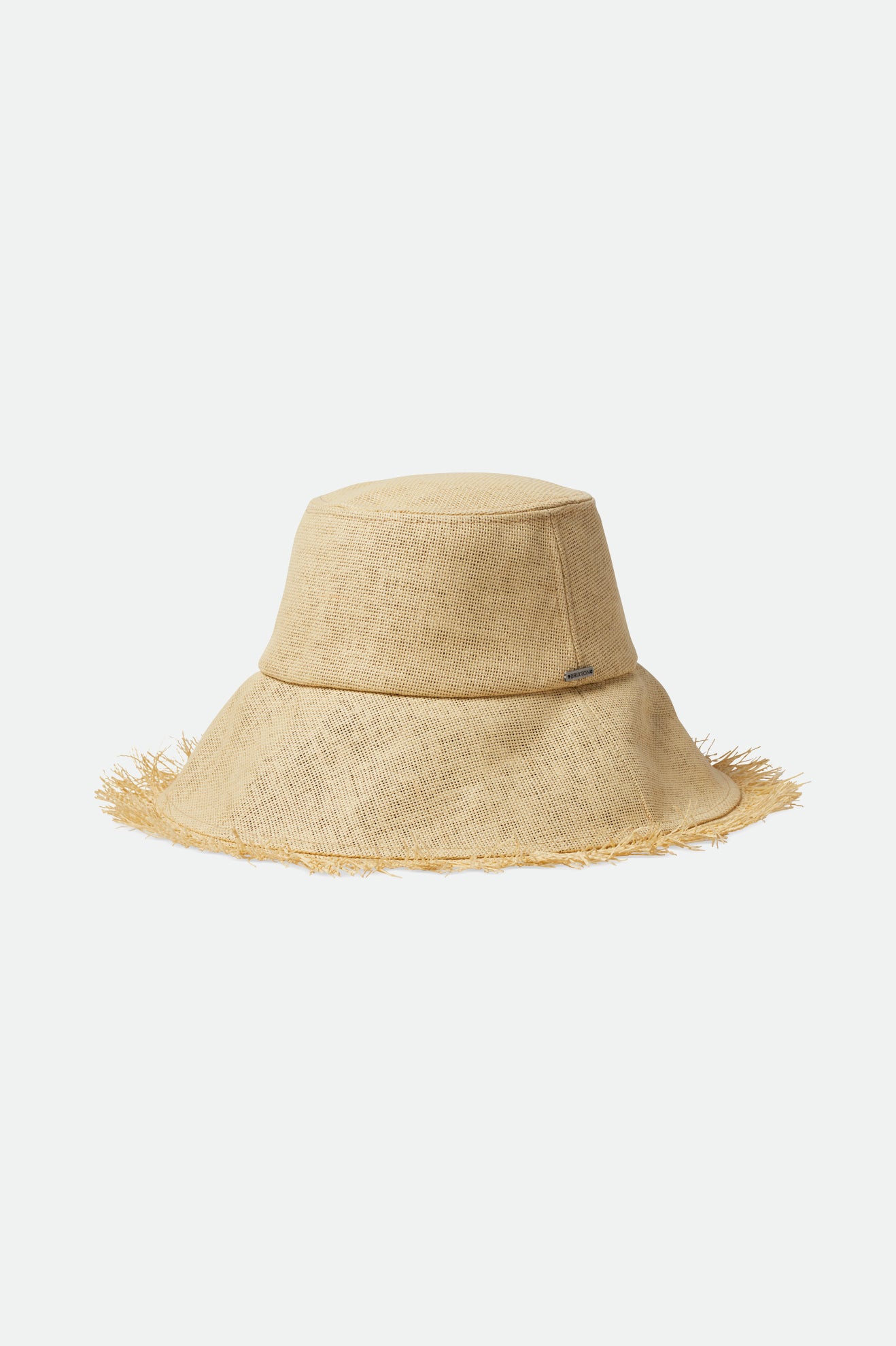 Women\'s Brixton Alice Bucket Straw Hats Brown | 8735UABIF