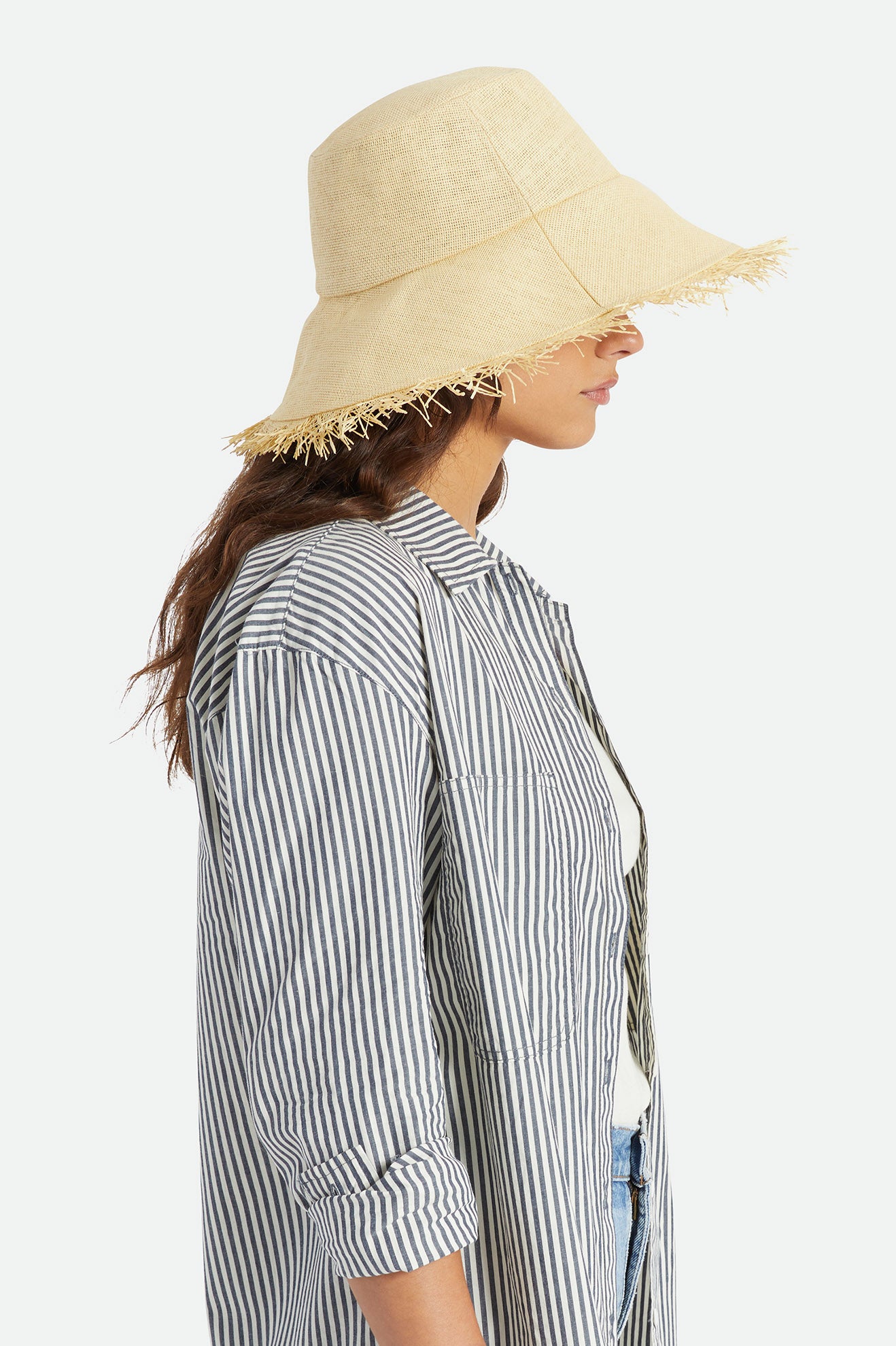 Women's Brixton Alice Straw Hats Brown | 8093RTFPY