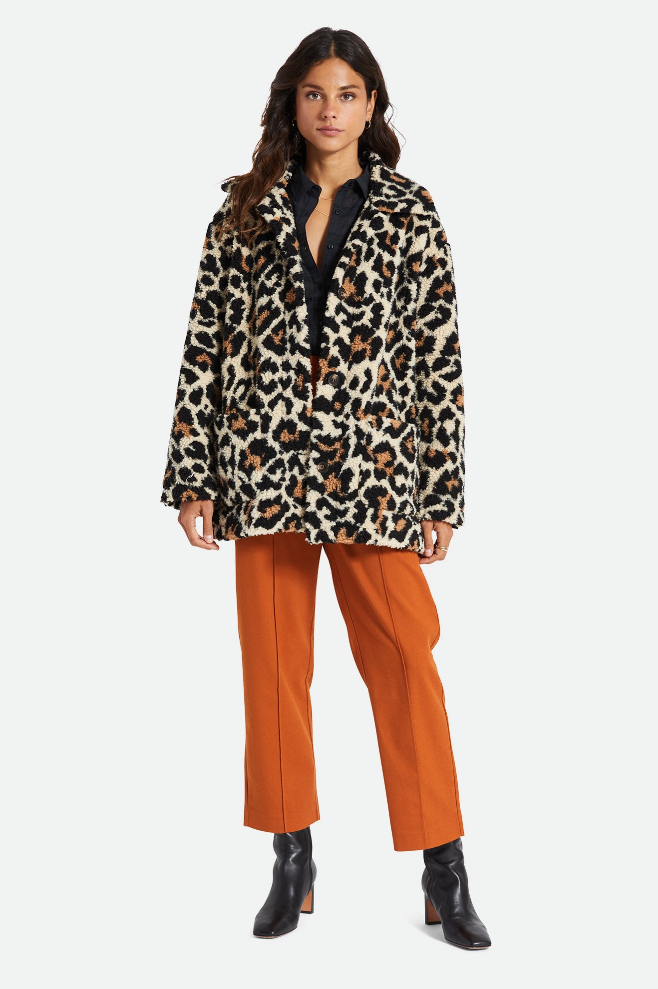 Women's Brixton Bern Jackets Leopard | 5312RQVEZ