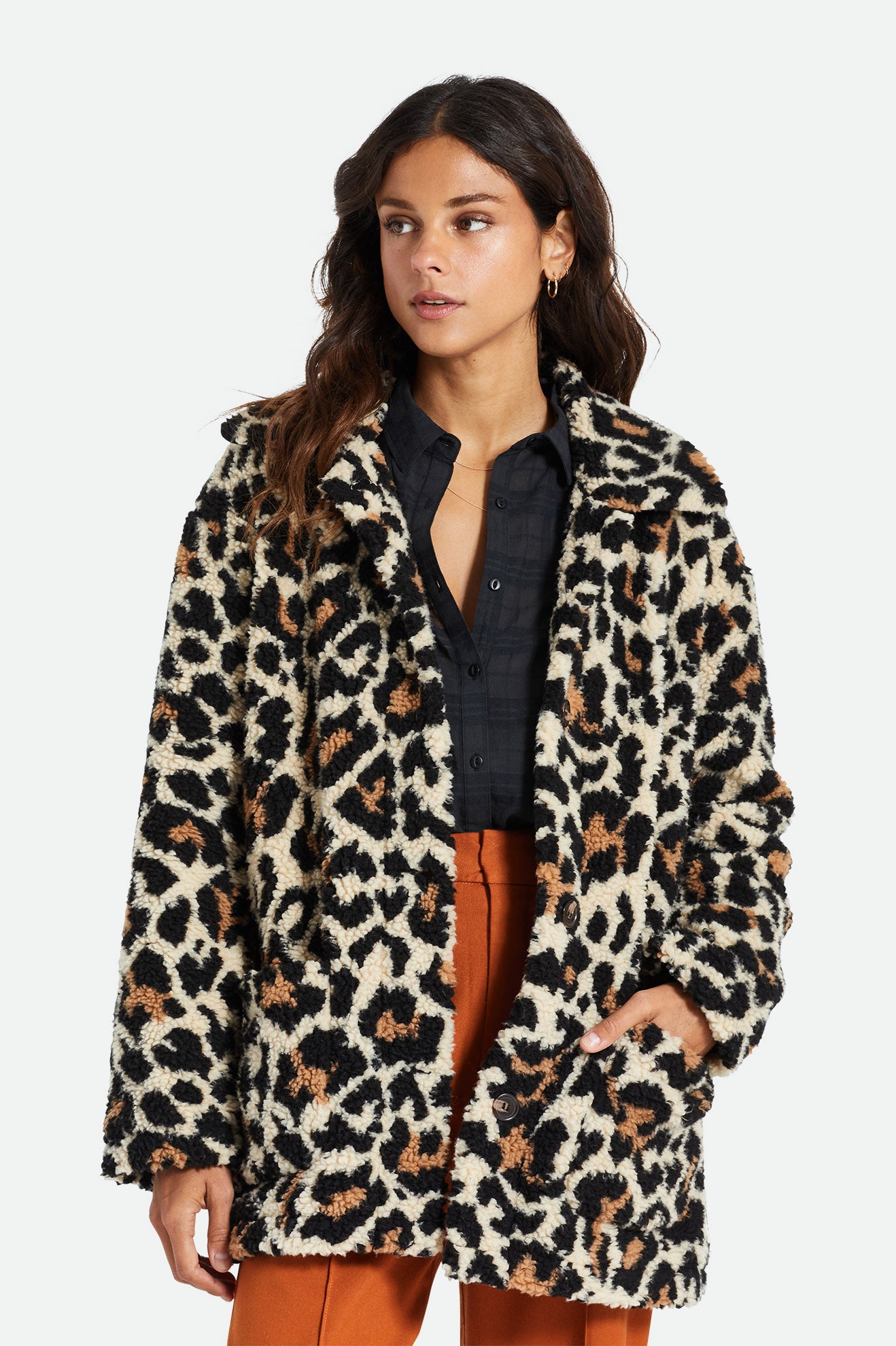 Women\'s Brixton Bern Jackets Leopard | 5312RQVEZ