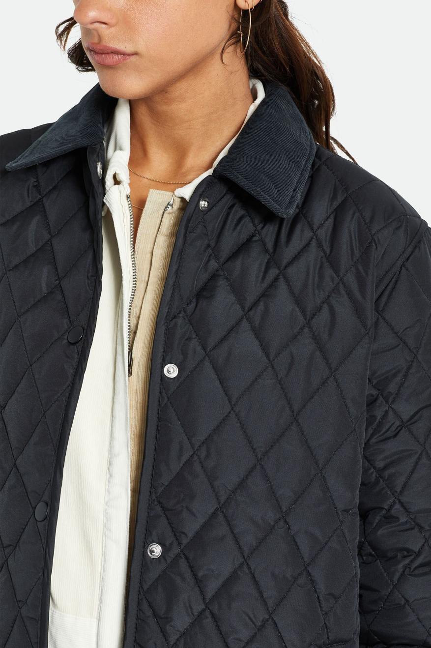 Women's Brixton Cass Women Jackets Black | 8351IYNPL