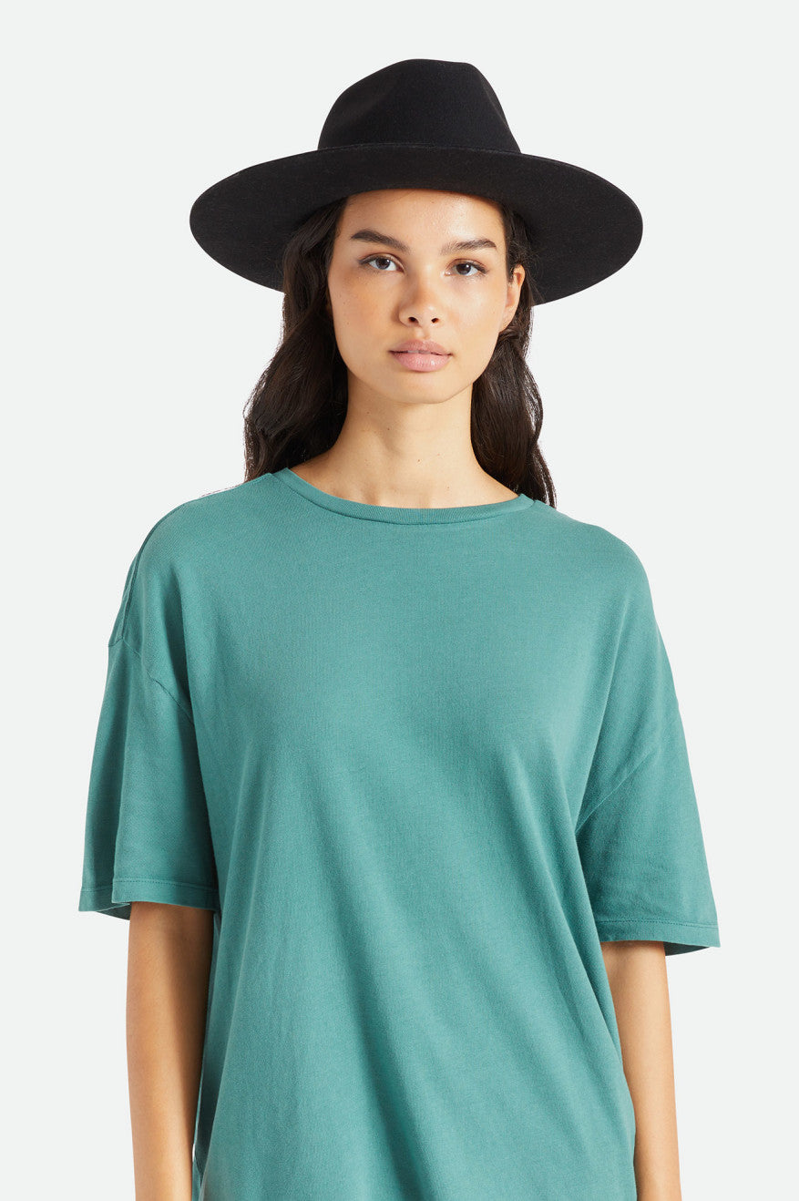 Women's Brixton Cohen Cowboy Hat Hats Black | 8463XSPHU