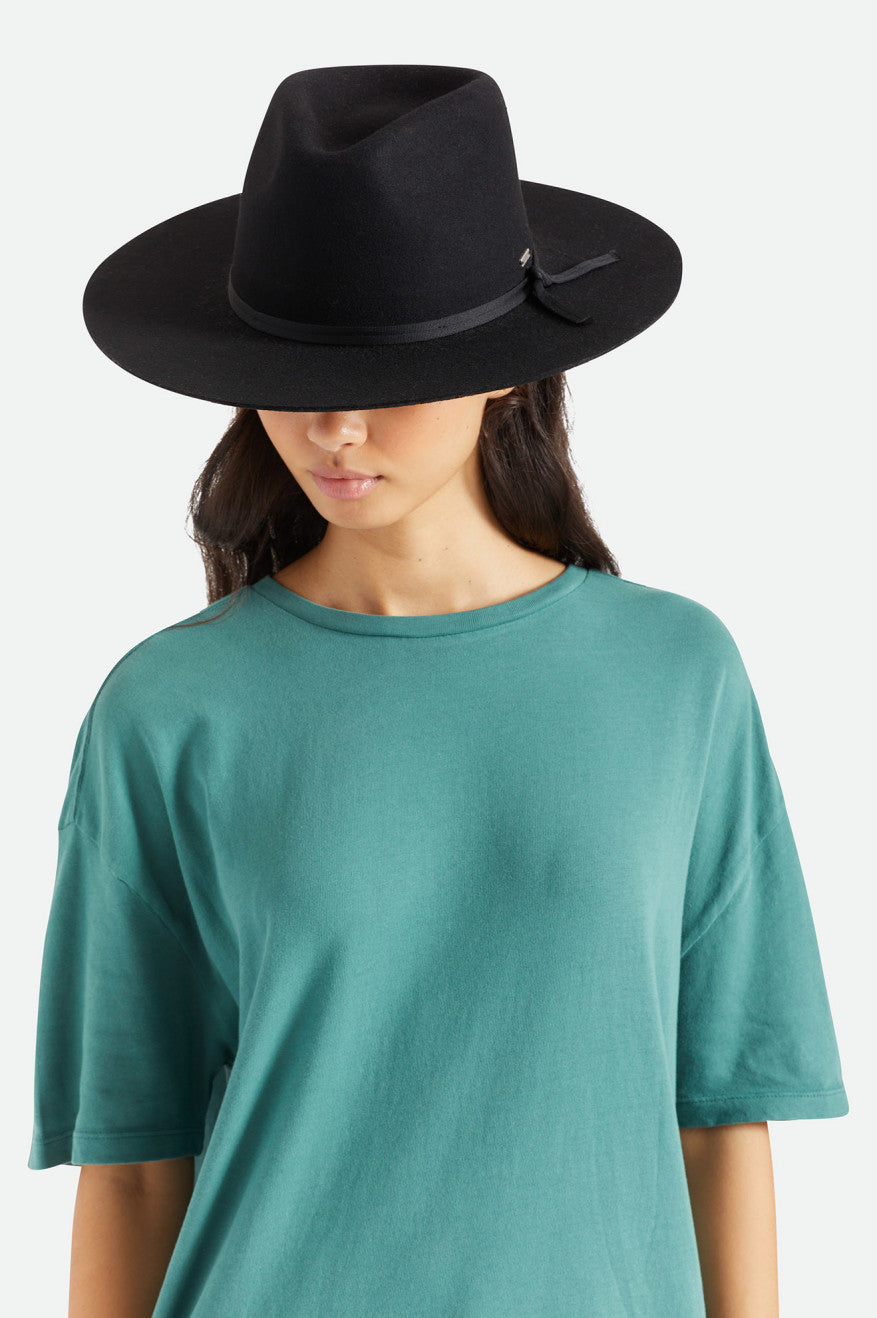 Women's Brixton Cohen Cowboy Hat Hats Black | 8463XSPHU