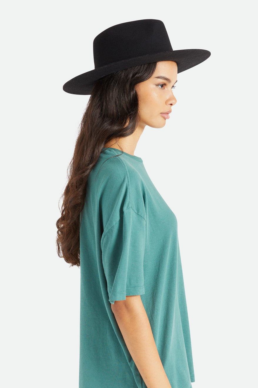 Women's Brixton Cohen Cowboy Hat Hats Black | 8463XSPHU