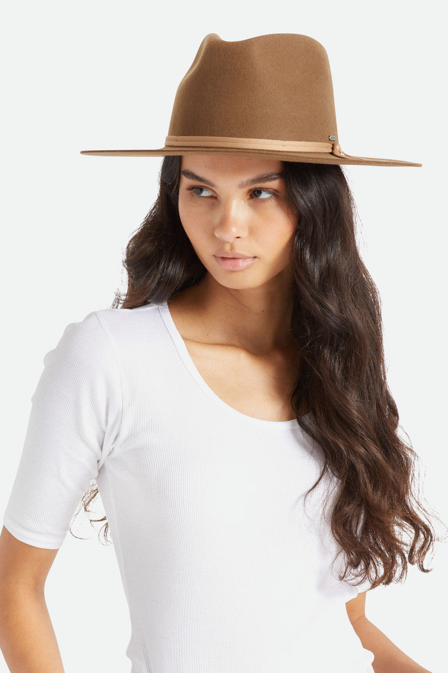 Women's Brixton Cohen Cowboy Hats Brown | 0246BCVNT