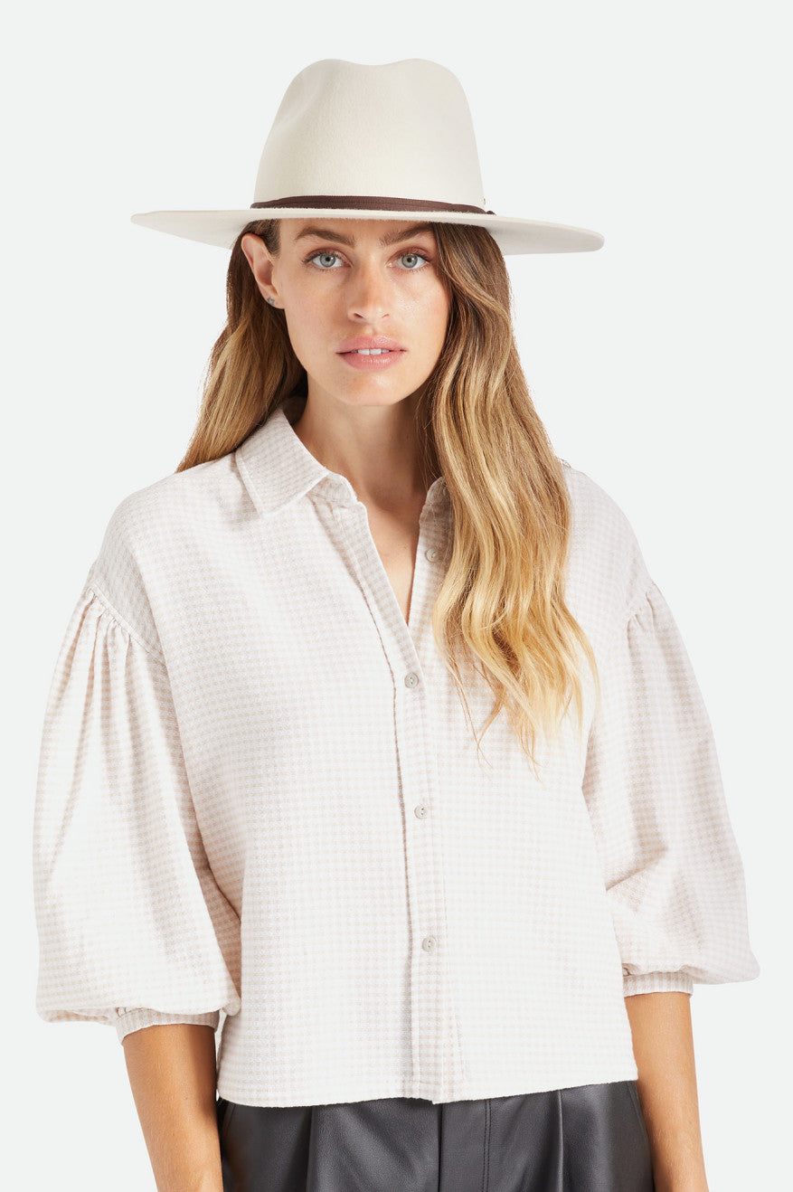 Women's Brixton Cohen Cowboy Hats White | 6324KSGWH