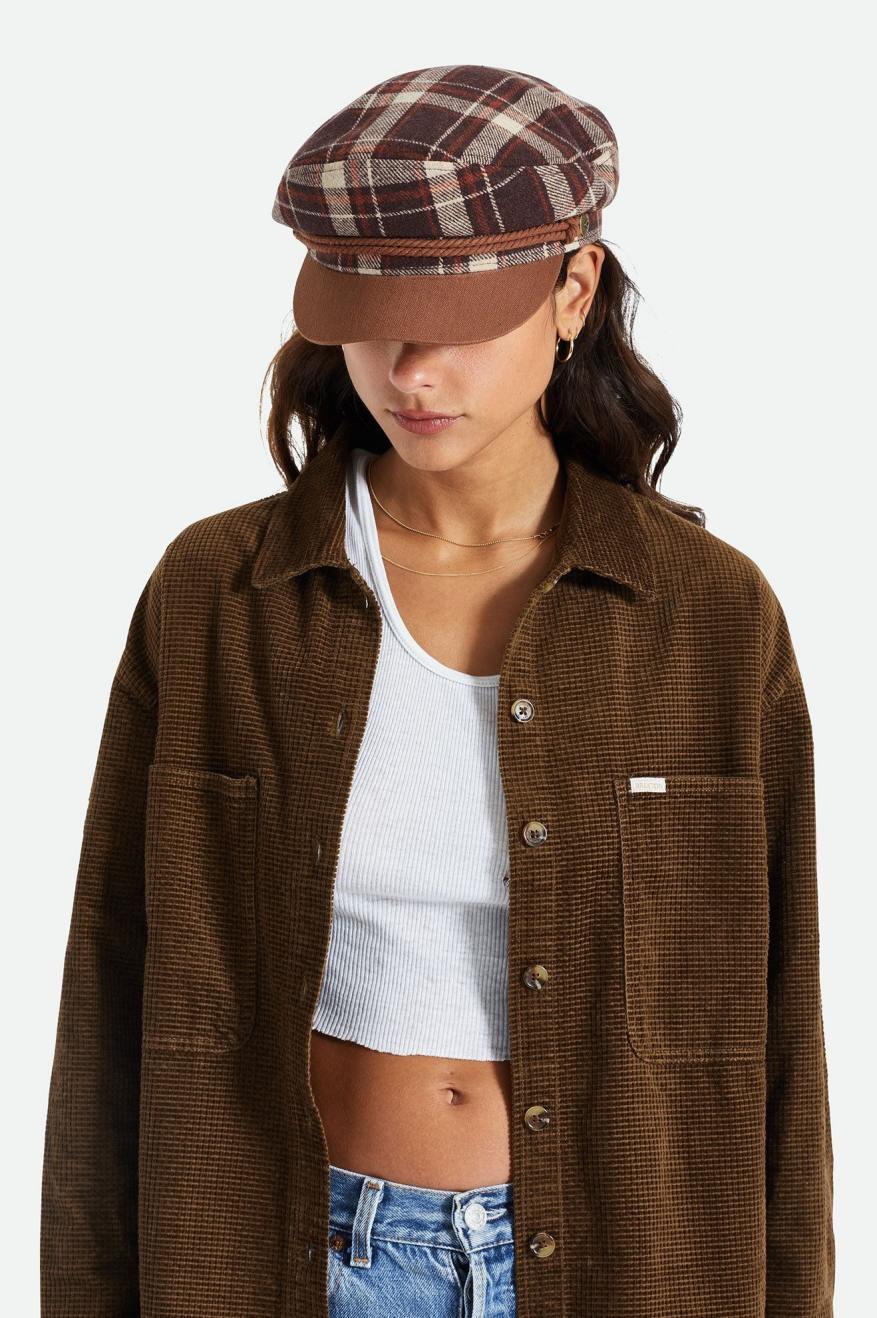 Women's Brixton Fender Jaguar Fiddler Hats Brown | 6805QJLIS