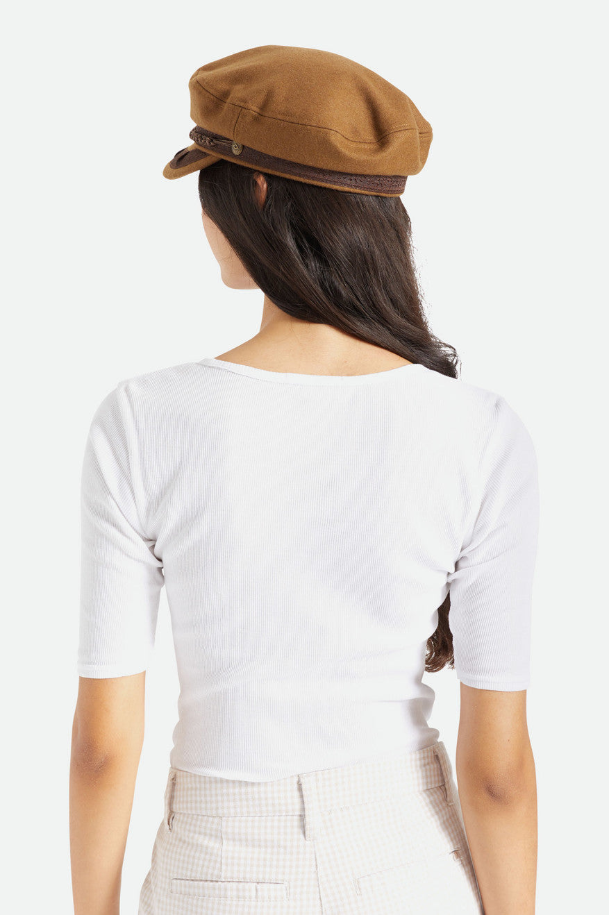 Women's Brixton Fiddler Reserve Hats Brown | 2846VCNQG