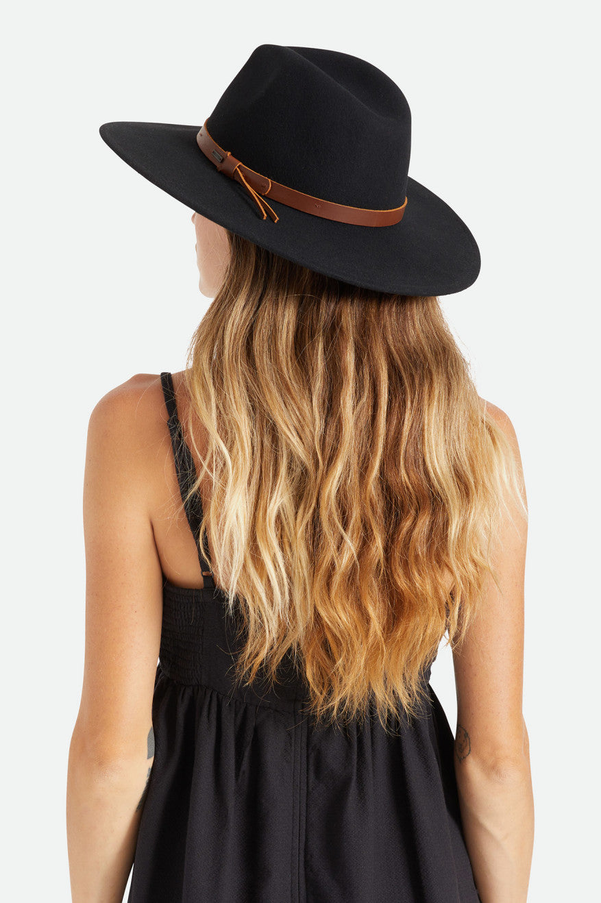 Women's Brixton Field Proper Hat Hats Black | 0521DVWBH