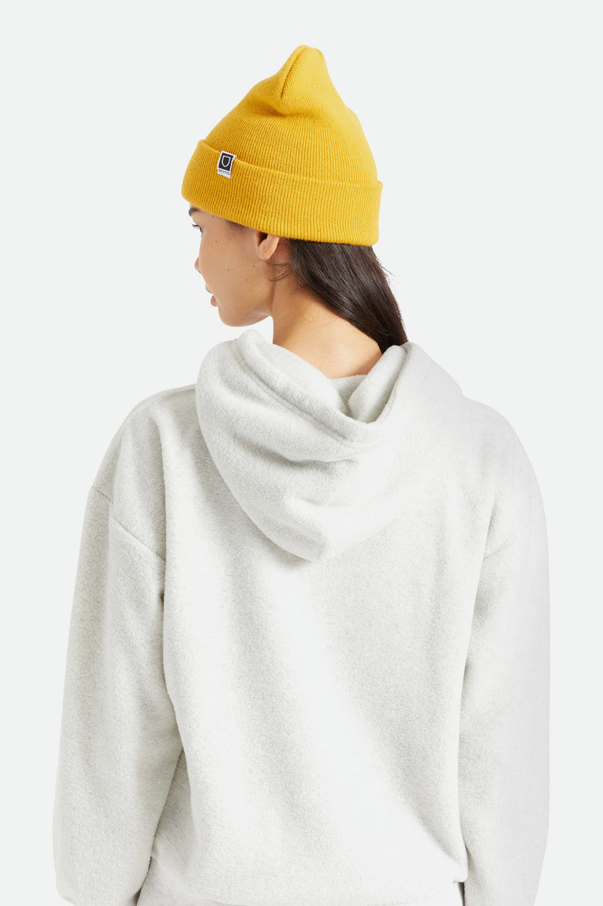 Women's Brixton Harbor Beta Watch Cap Beanie Mustard | 7830OJSYN