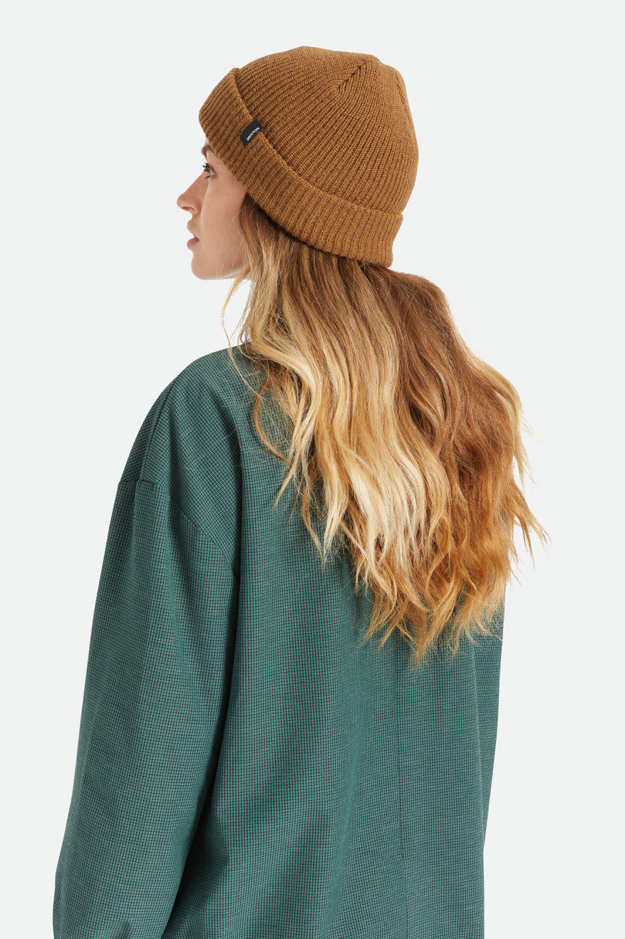 Women's Brixton Heist Beanie Brown | 8624KQLGM