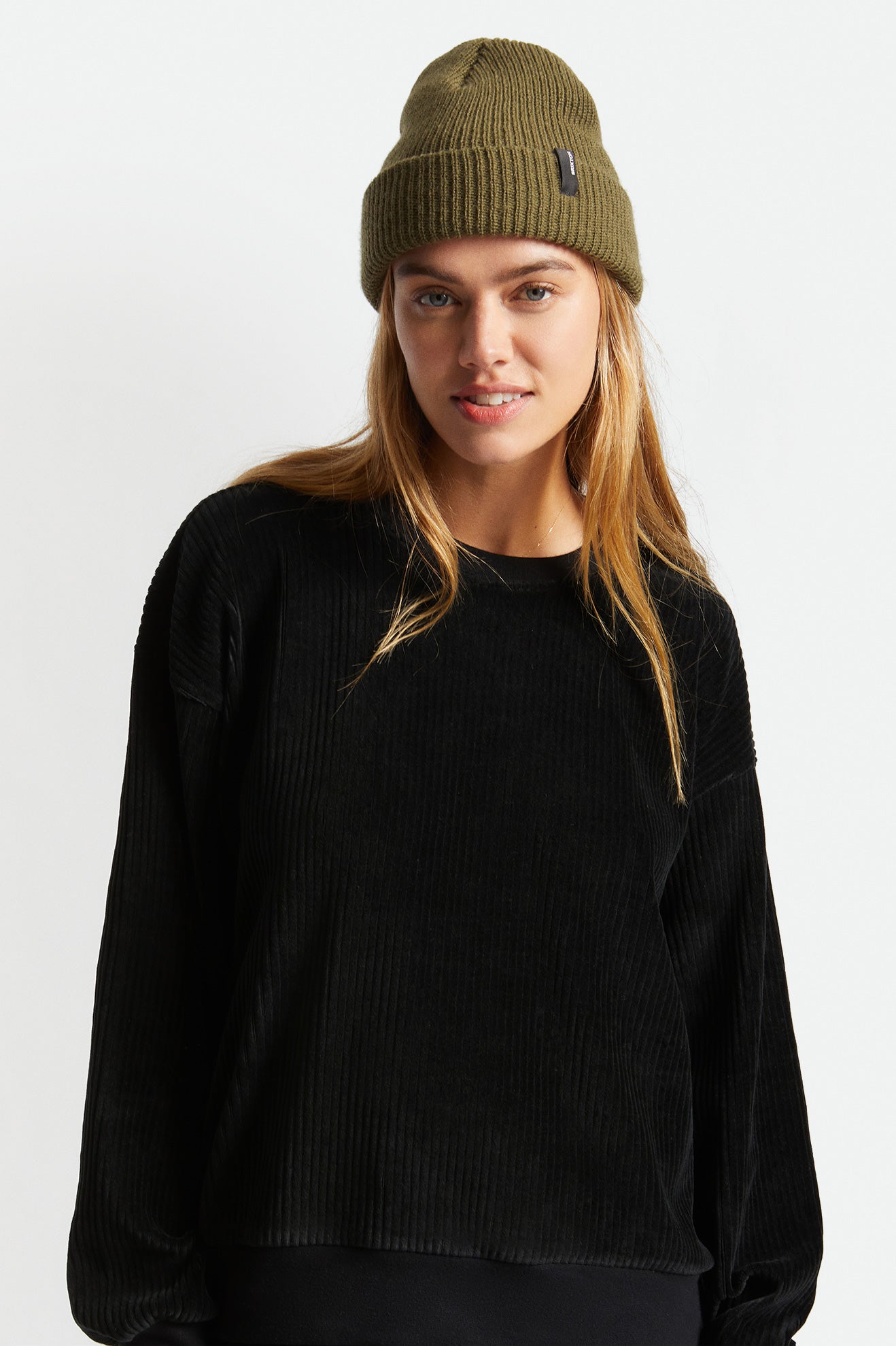 Women's Brixton Heist Beanie Olive | 1639WDVXP