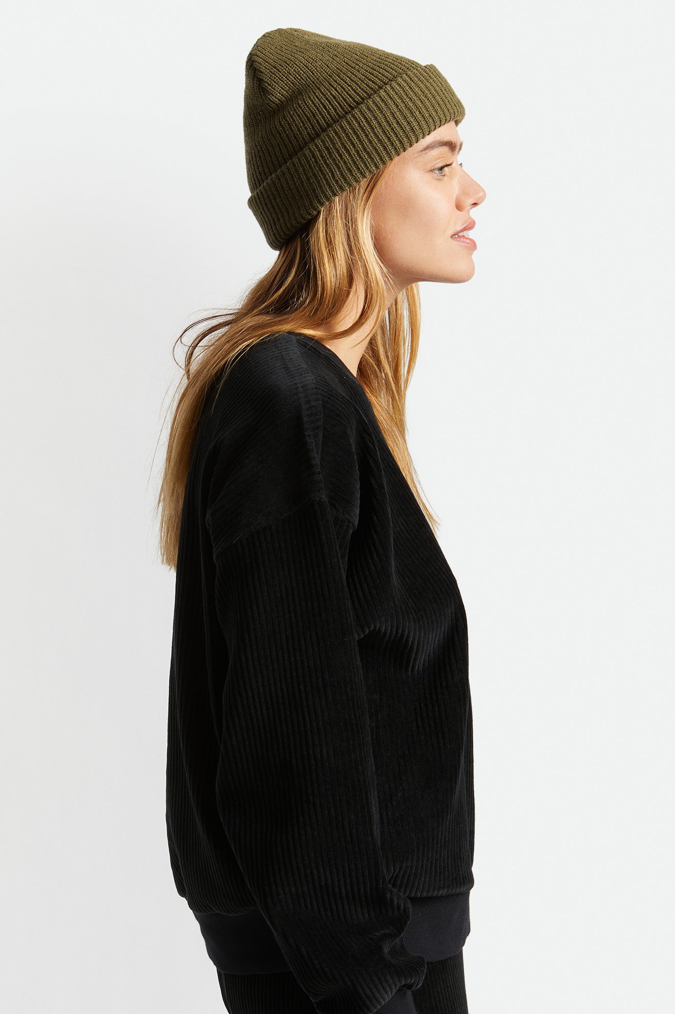 Women's Brixton Heist Beanie Olive | 1639WDVXP