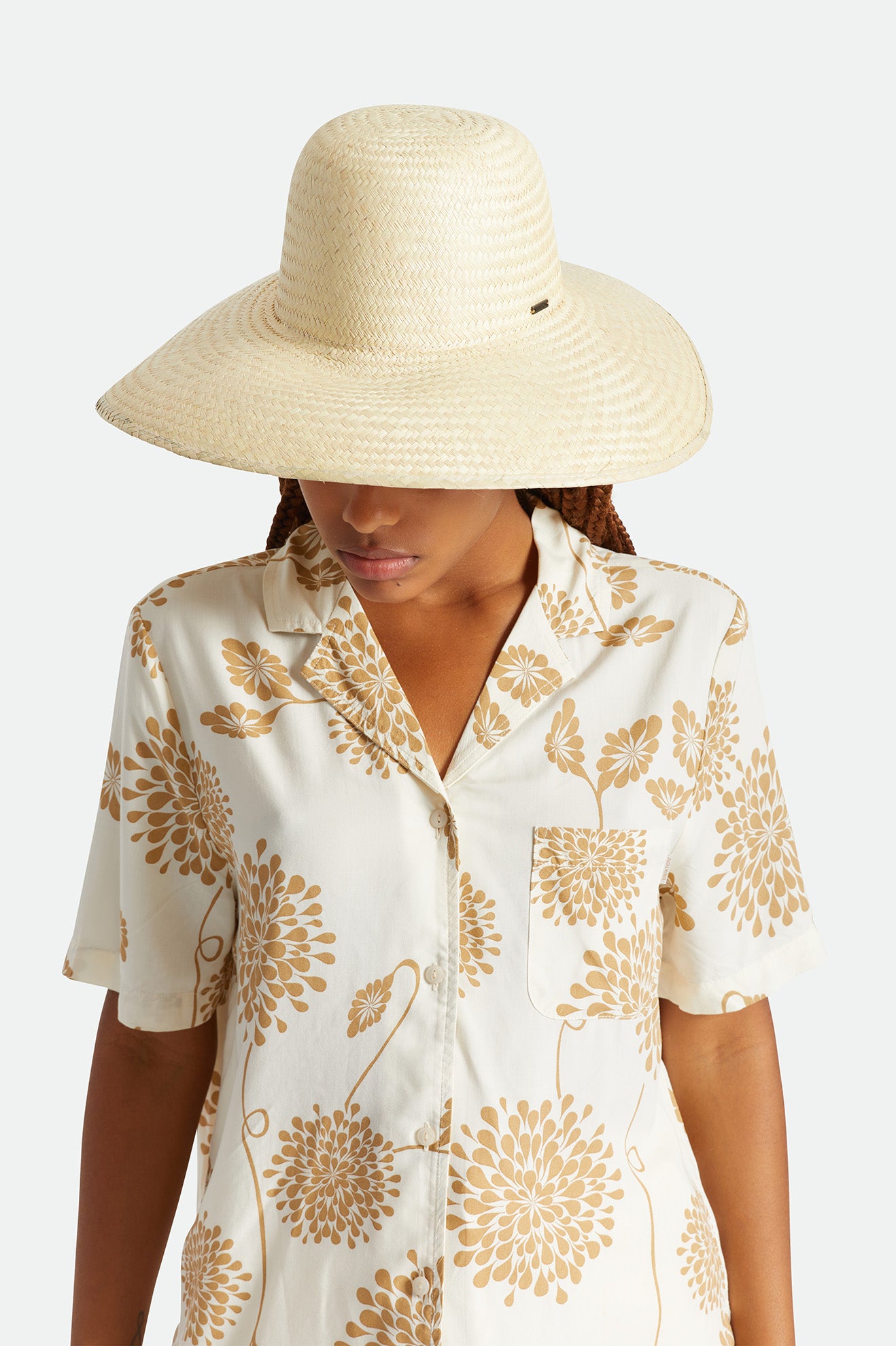 Women's Brixton Janae Sun Hat Hats Beige | 4971TECUP