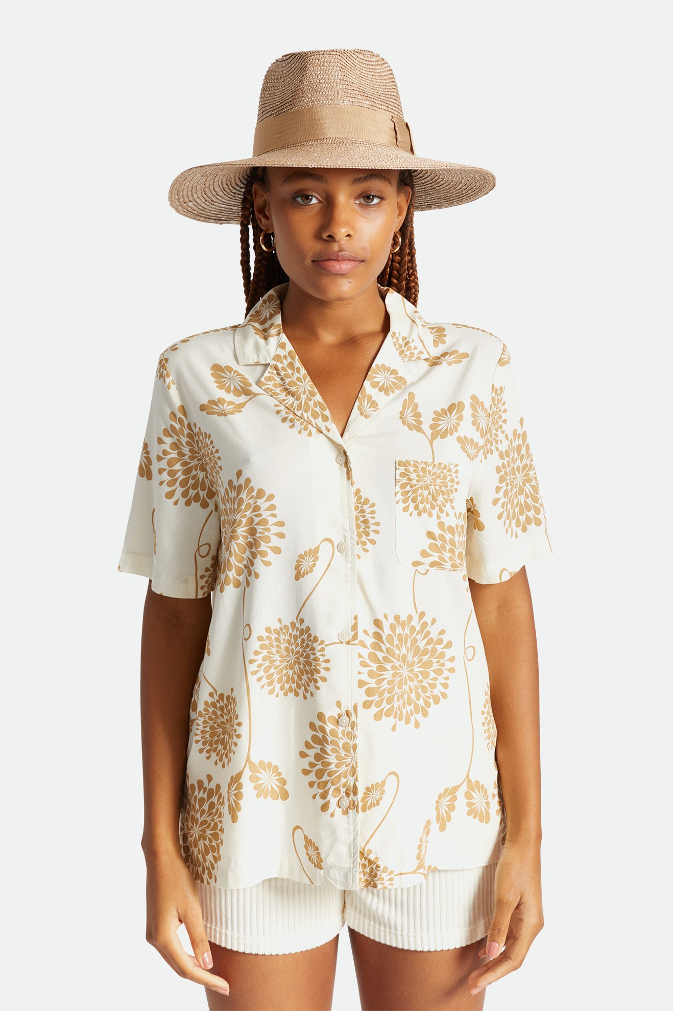 Women's Brixton Janae Sun Hat Hats Beige | 4971TECUP