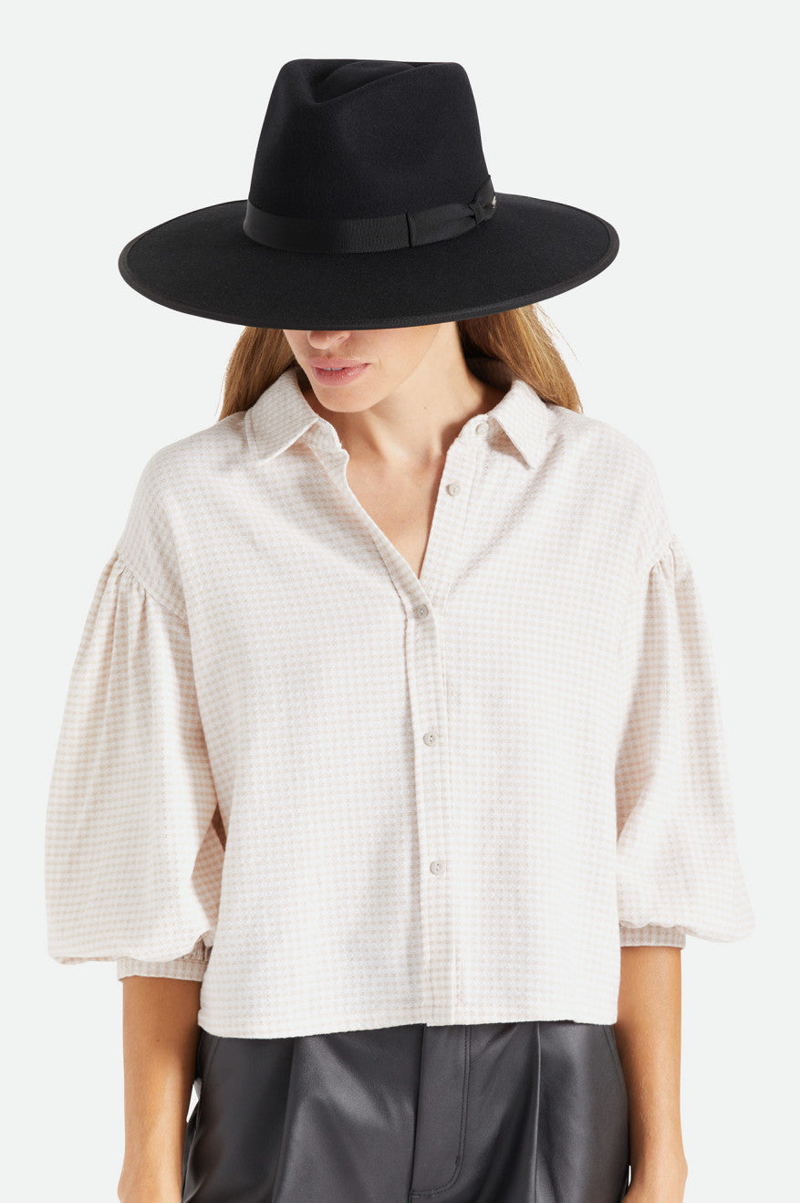 Women's Brixton Jo Rancher Hat Hats Black | 6501VLPON