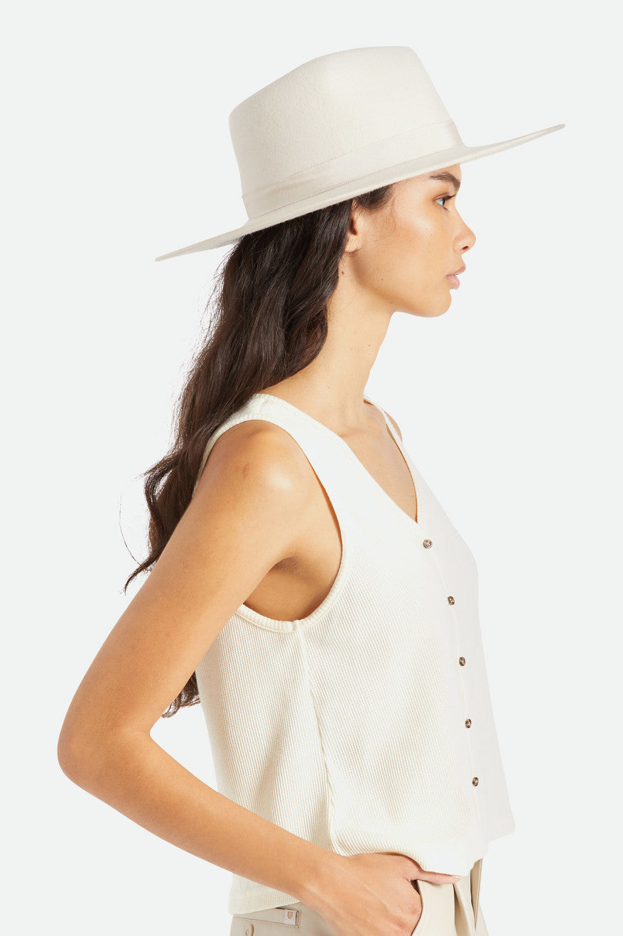 Women's Brixton Jo Rancher Hat Hats White | 0328KIRBJ