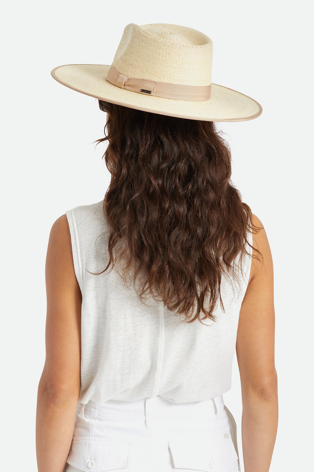 Women's Brixton Jo Rancher Straw Hats Beige | 9072FZUEI