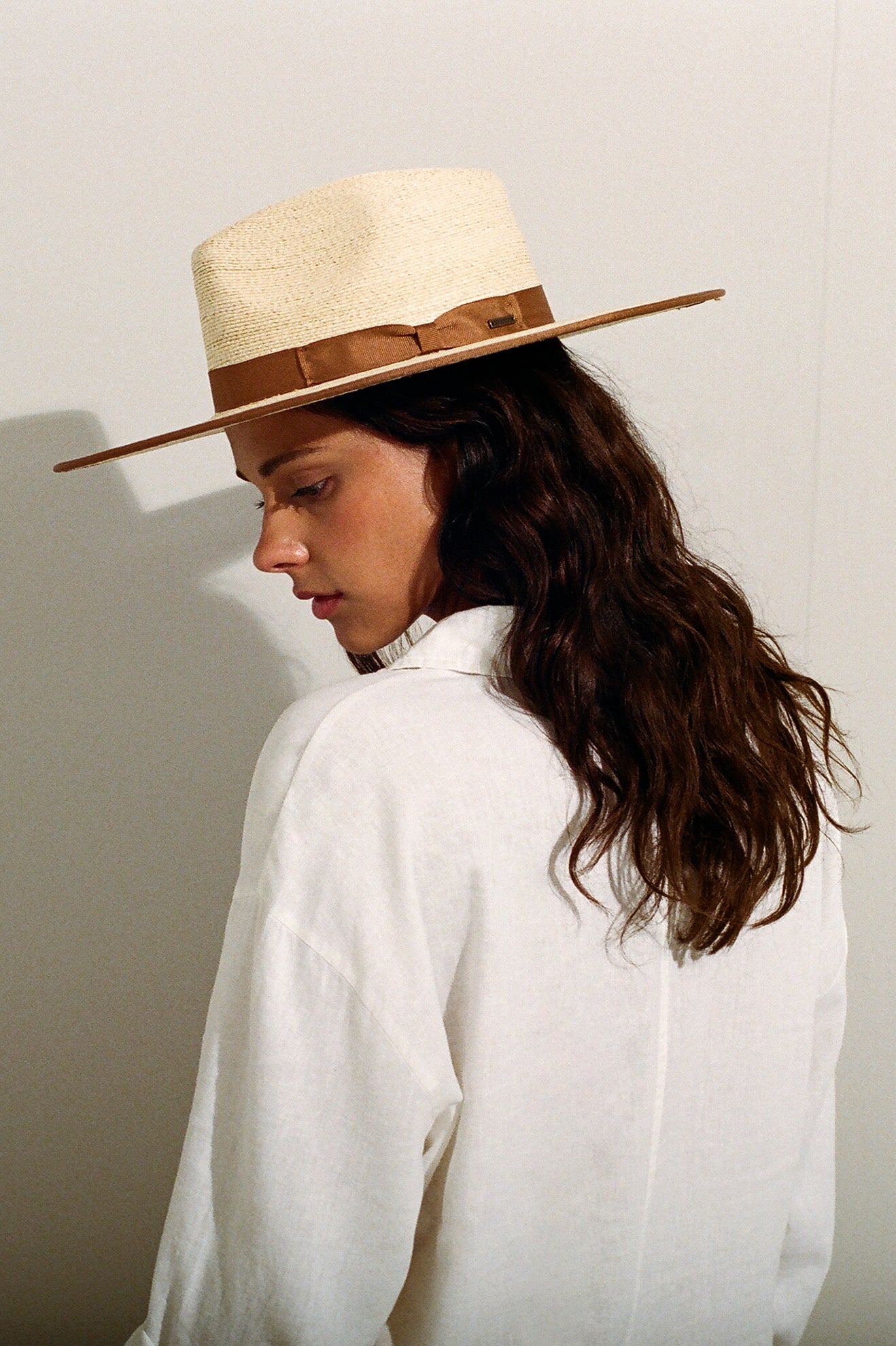 Women's Brixton Jo Straw Rancher Hat Hats Beige | 8753GUHLV