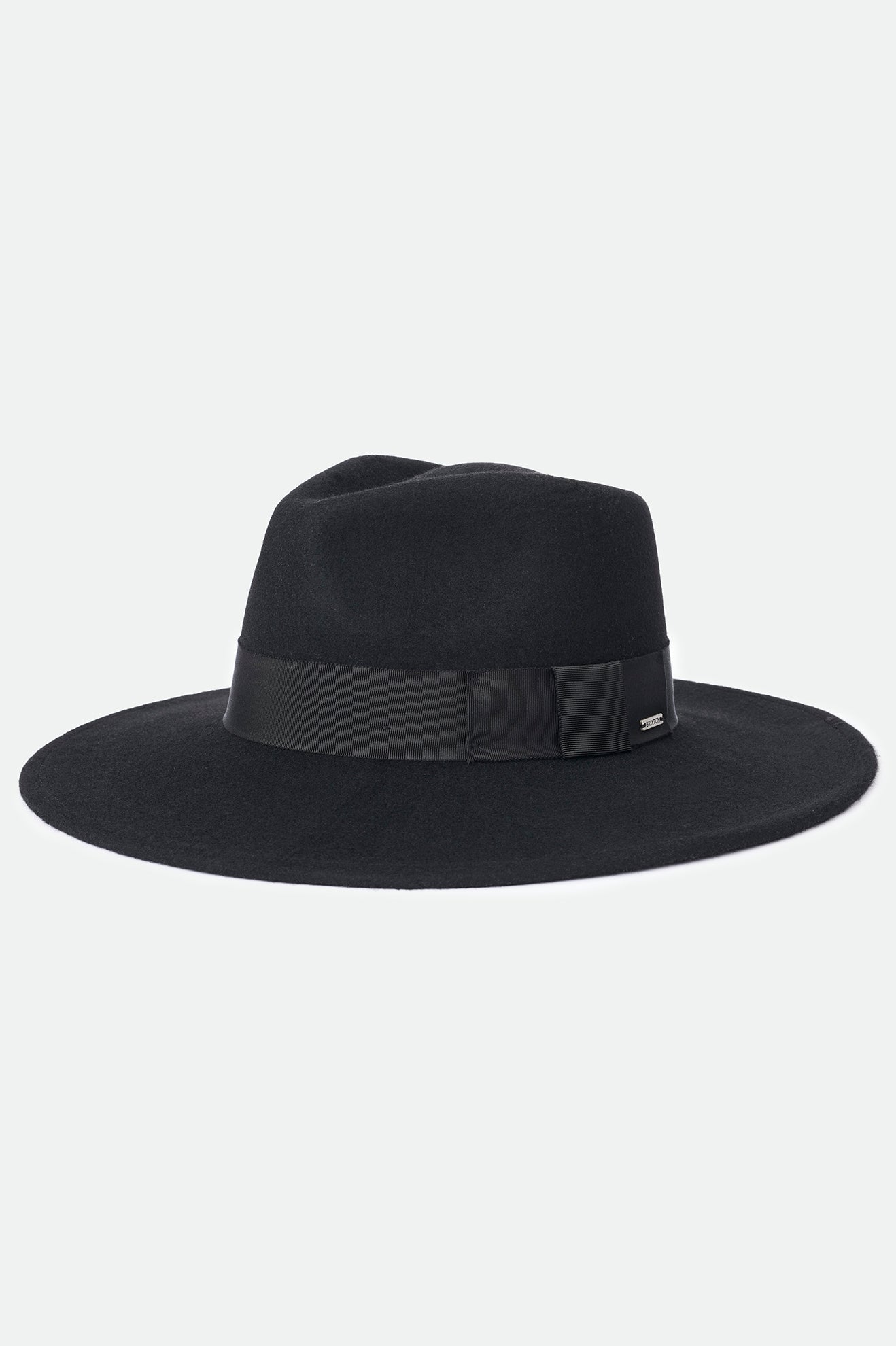 Women\'s Brixton Joanna Felt Hat Hats Black | 7910PYOFE