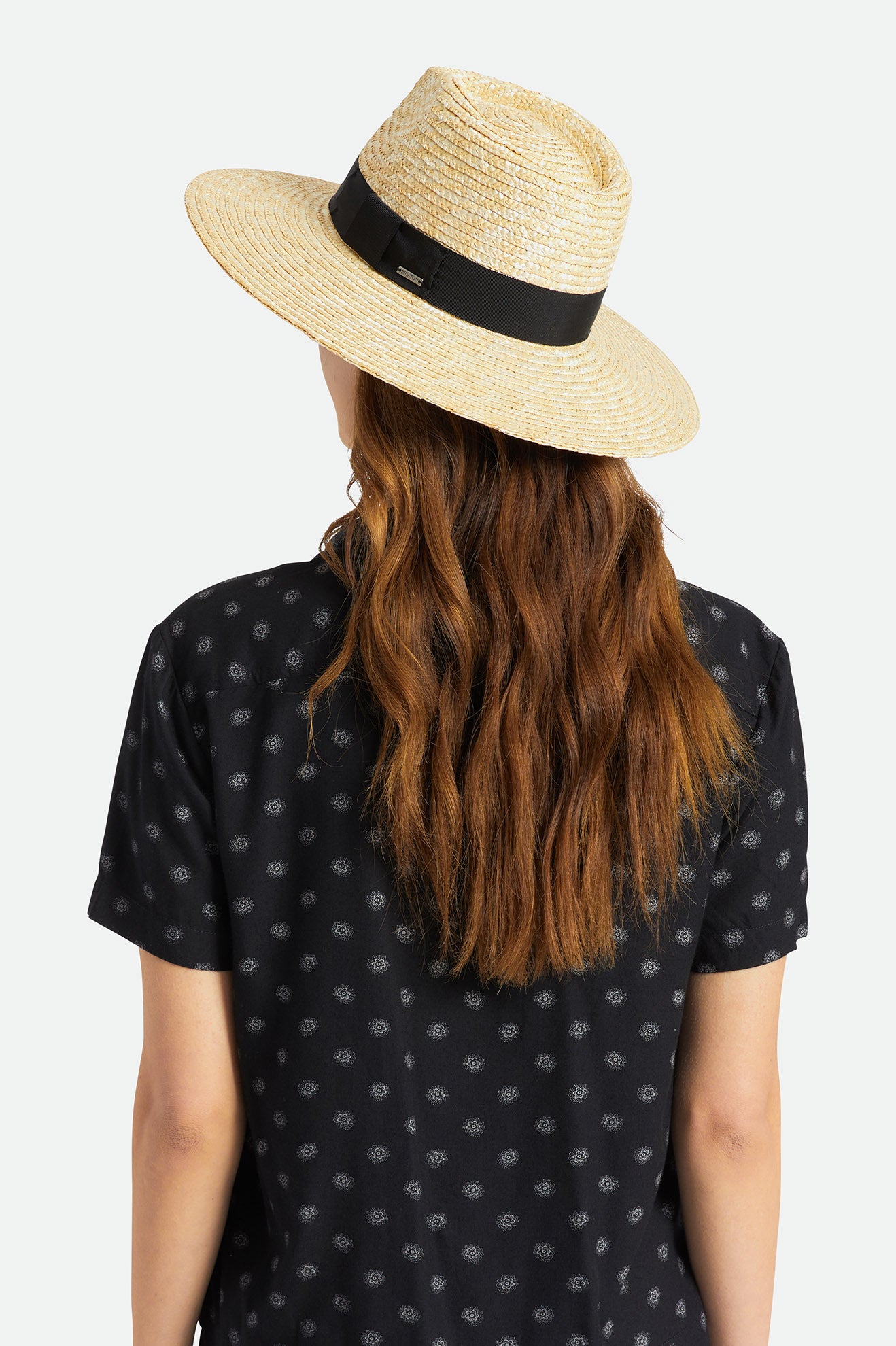 Women's Brixton Joanna Straw Hats Orange | 8594URZIJ