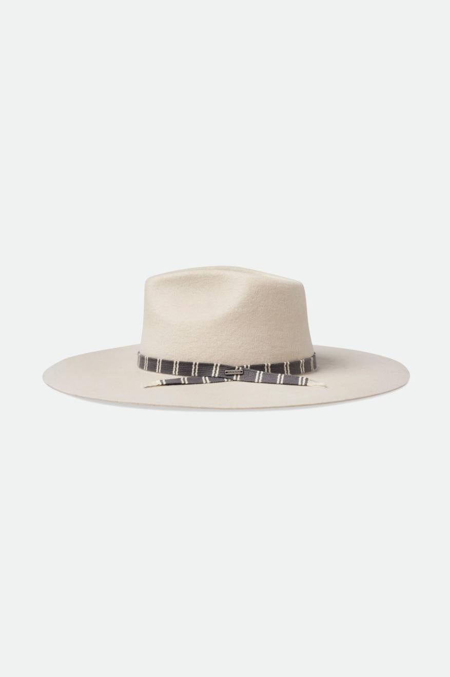 Women's Brixton Leigh Felt Fedora Fedoras White | 5402OURSY