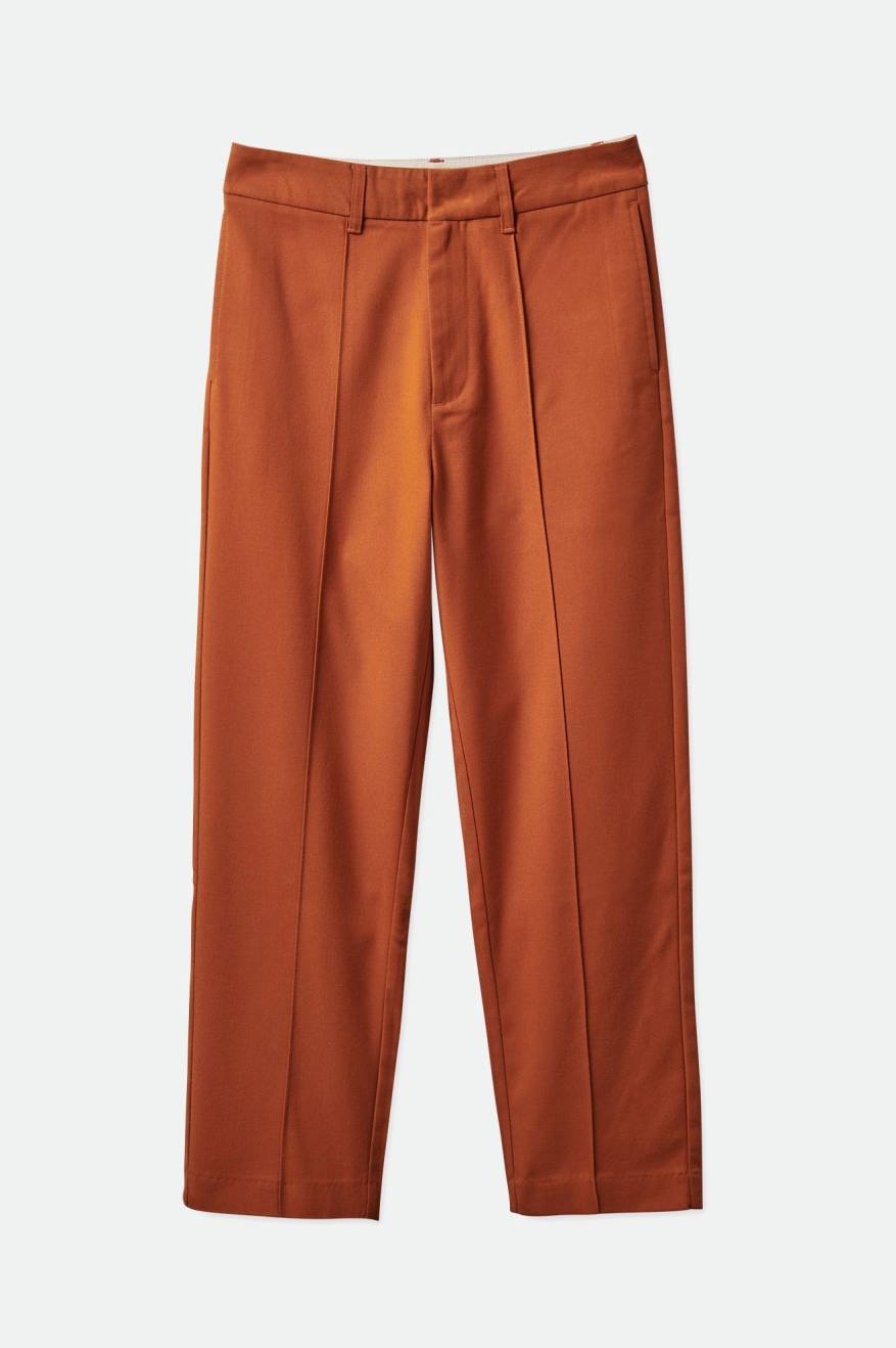 Women's Brixton Retro Trouser Bottoms Orange | 6721UKYOE