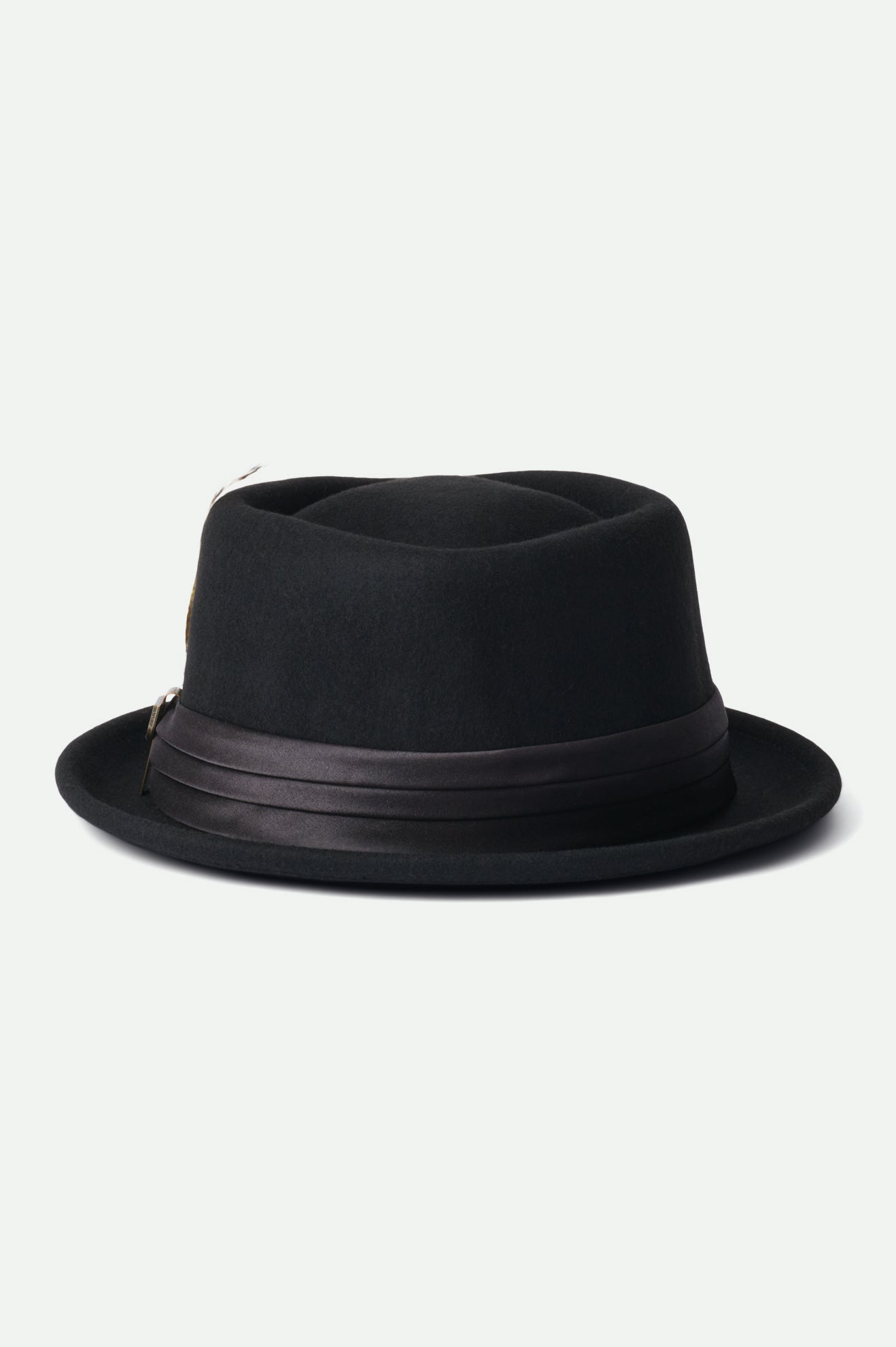 Women's Brixton Stout Pork Pie Hats Black | 6041ONCLD