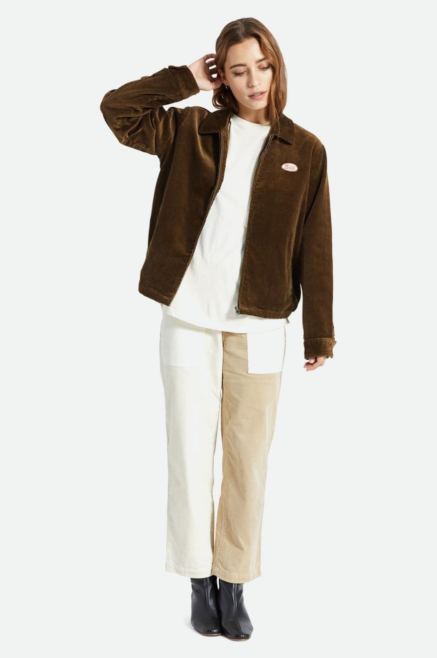 Women's Brixton Utopia Jackets Brown | 4259ILABV