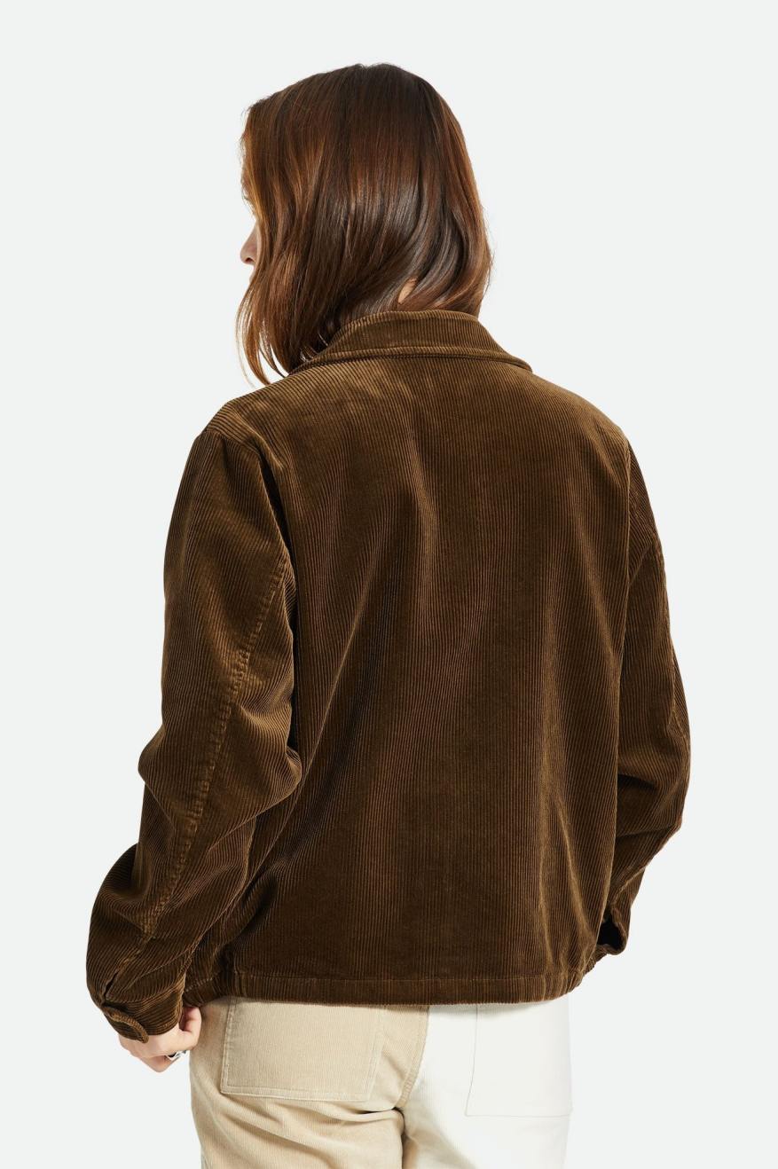 Women's Brixton Utopia Jackets Brown | 4259ILABV