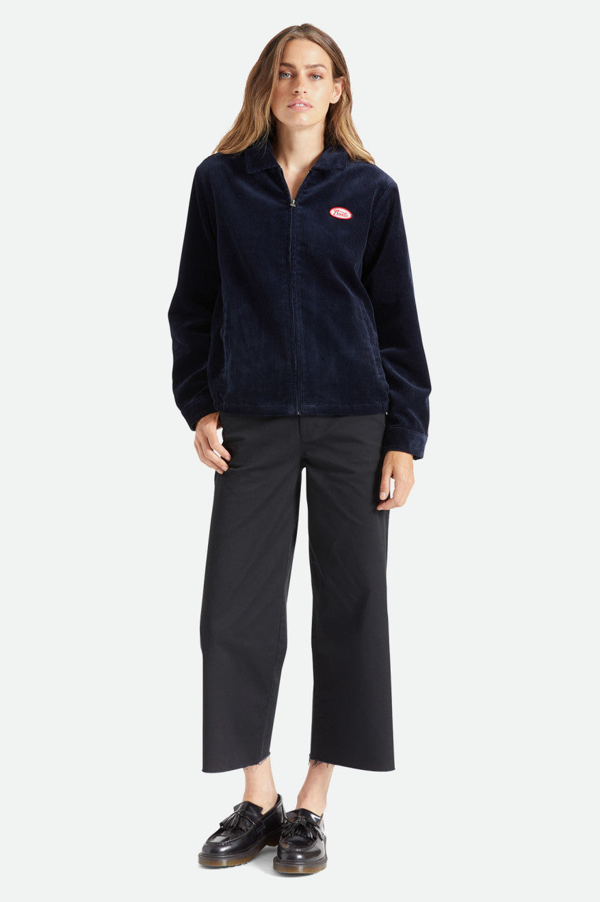 Women's Brixton Utopia Jackets Navy | 3572MPAWR